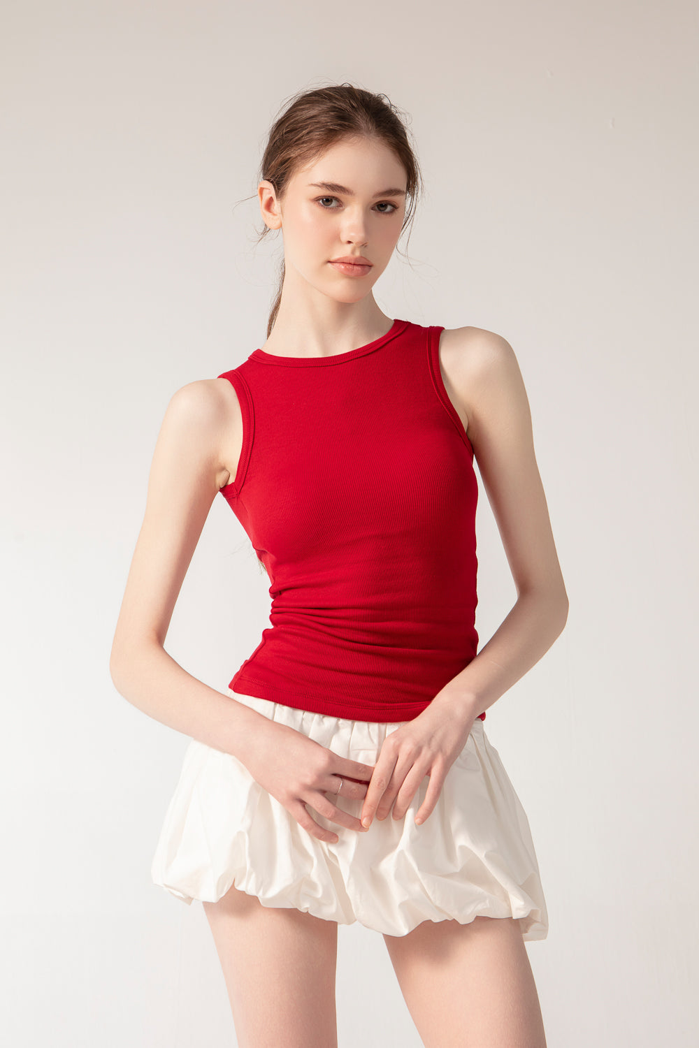NINA Top in Cherry