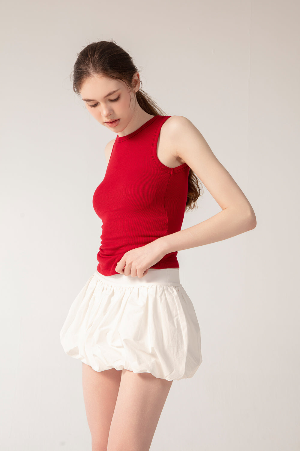 NINA Top in Cherry