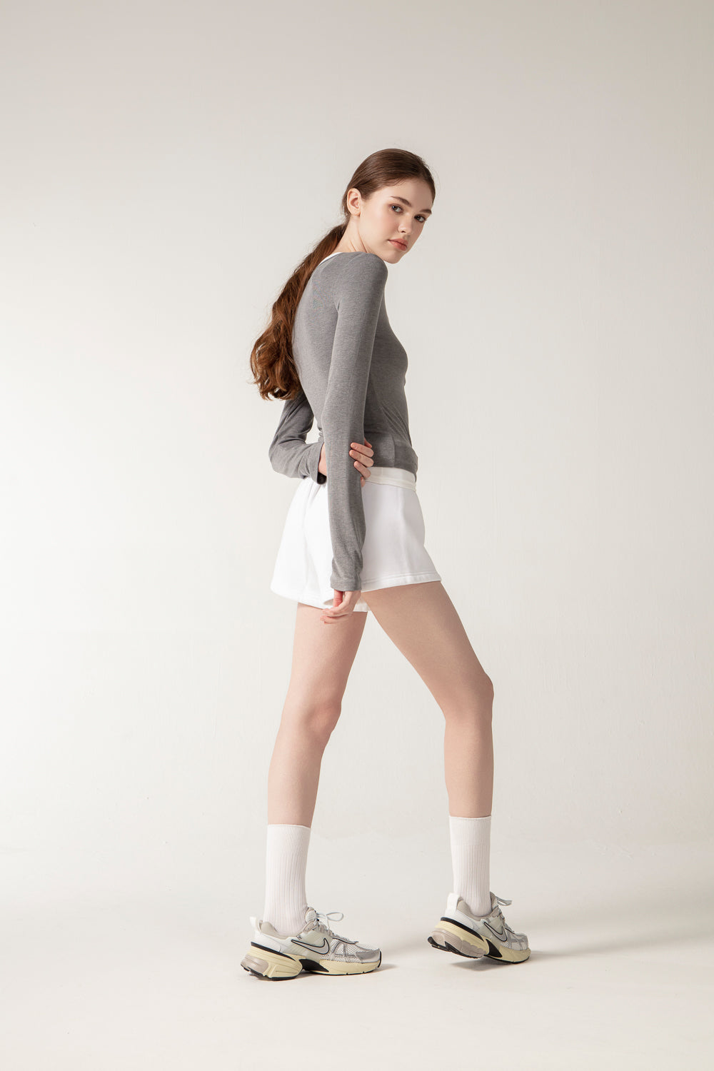 LUCIE Top - Grey