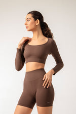 TERRA Crop Top - Mocha