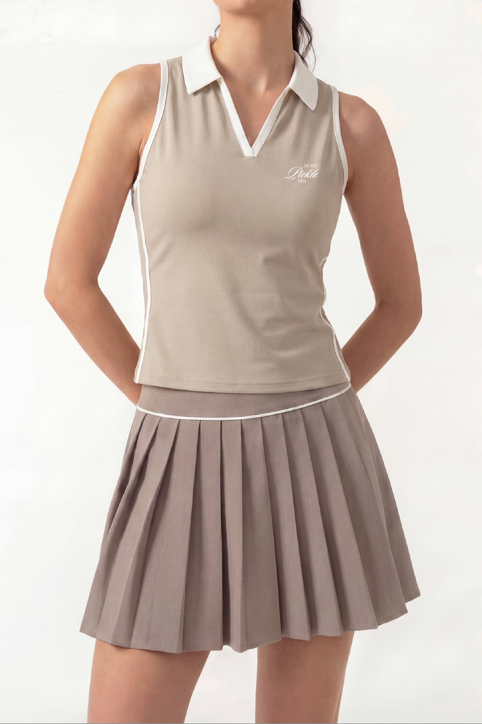 RALLY READY Top in Tan