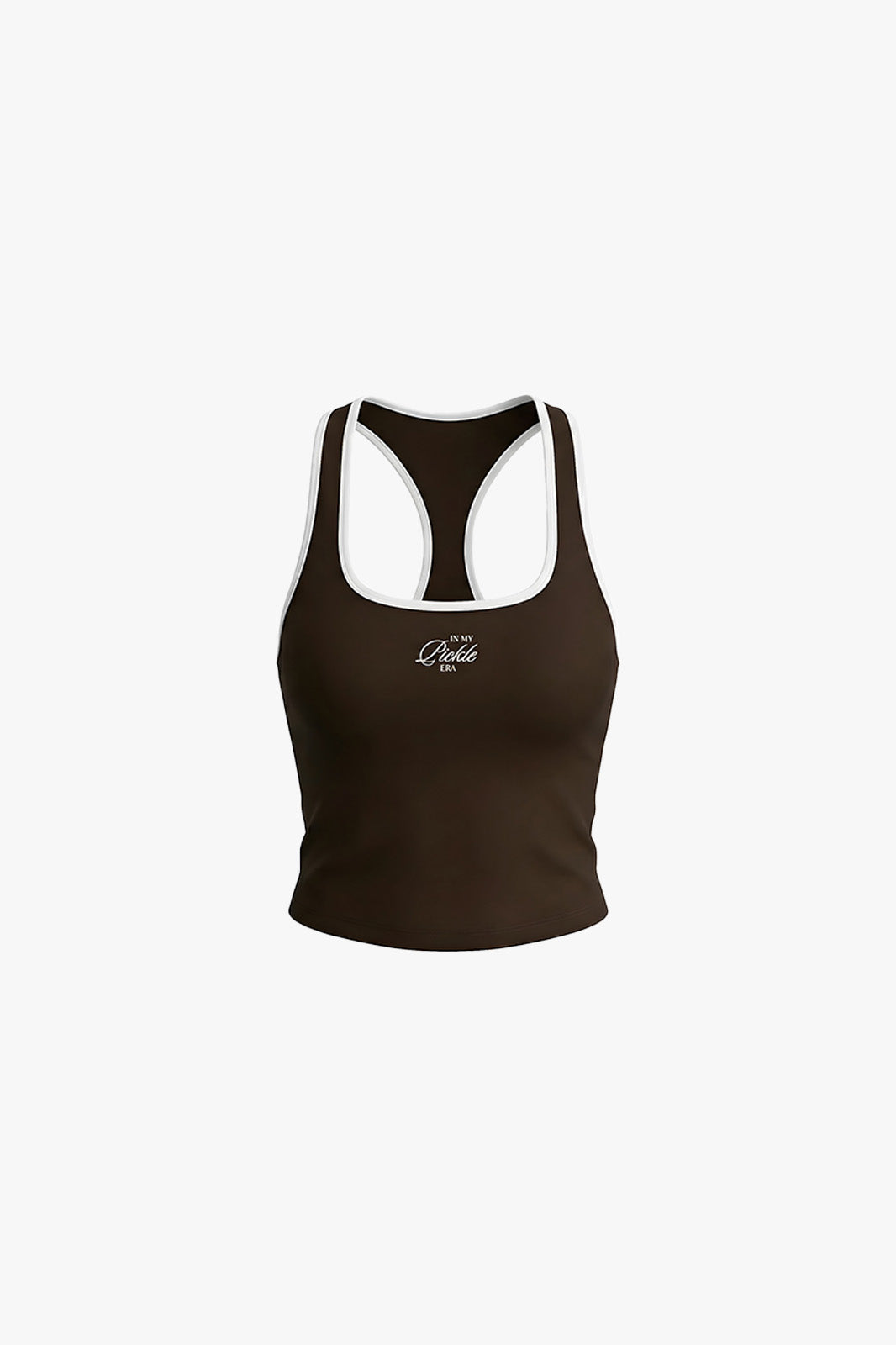 NET PLAYER Bra Top in Mocha