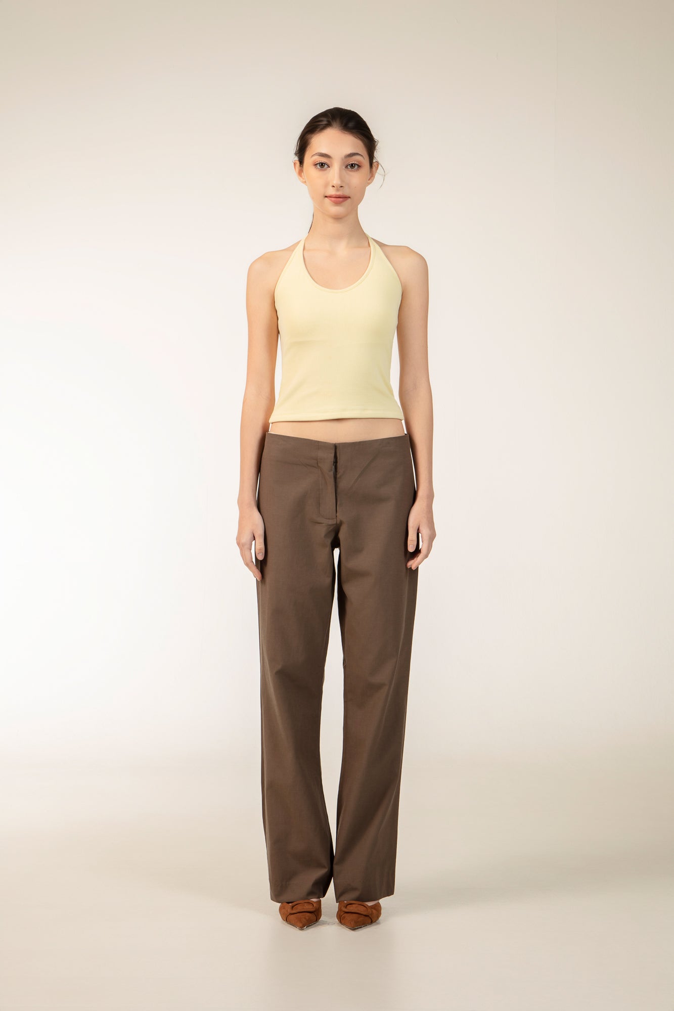 RHEA Top In Baby Yellow