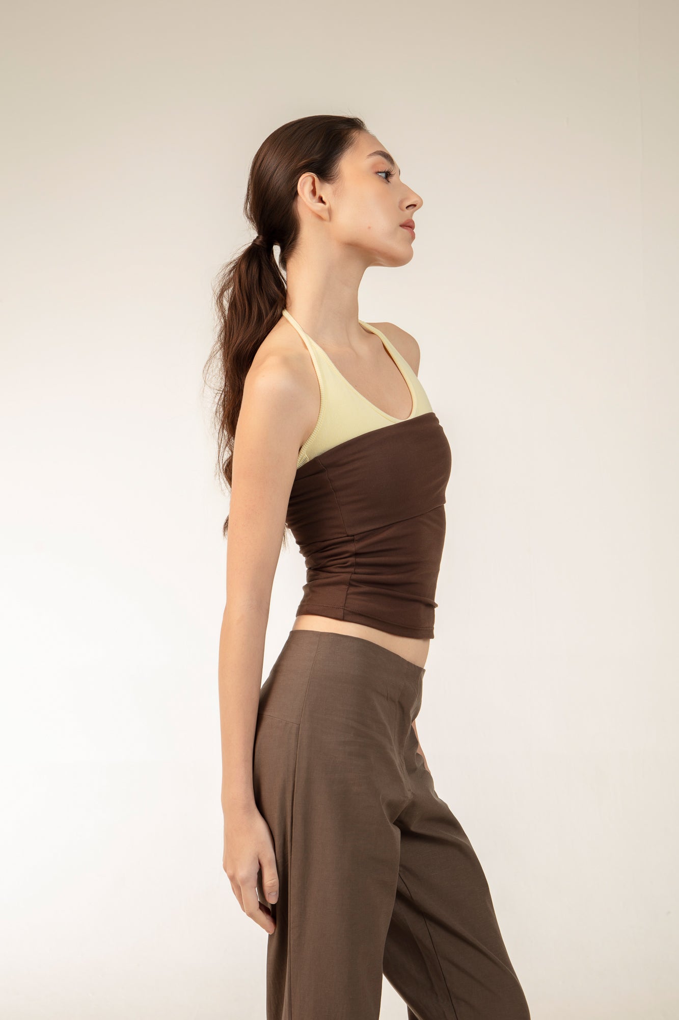 RHEA Top In Baby Yellow