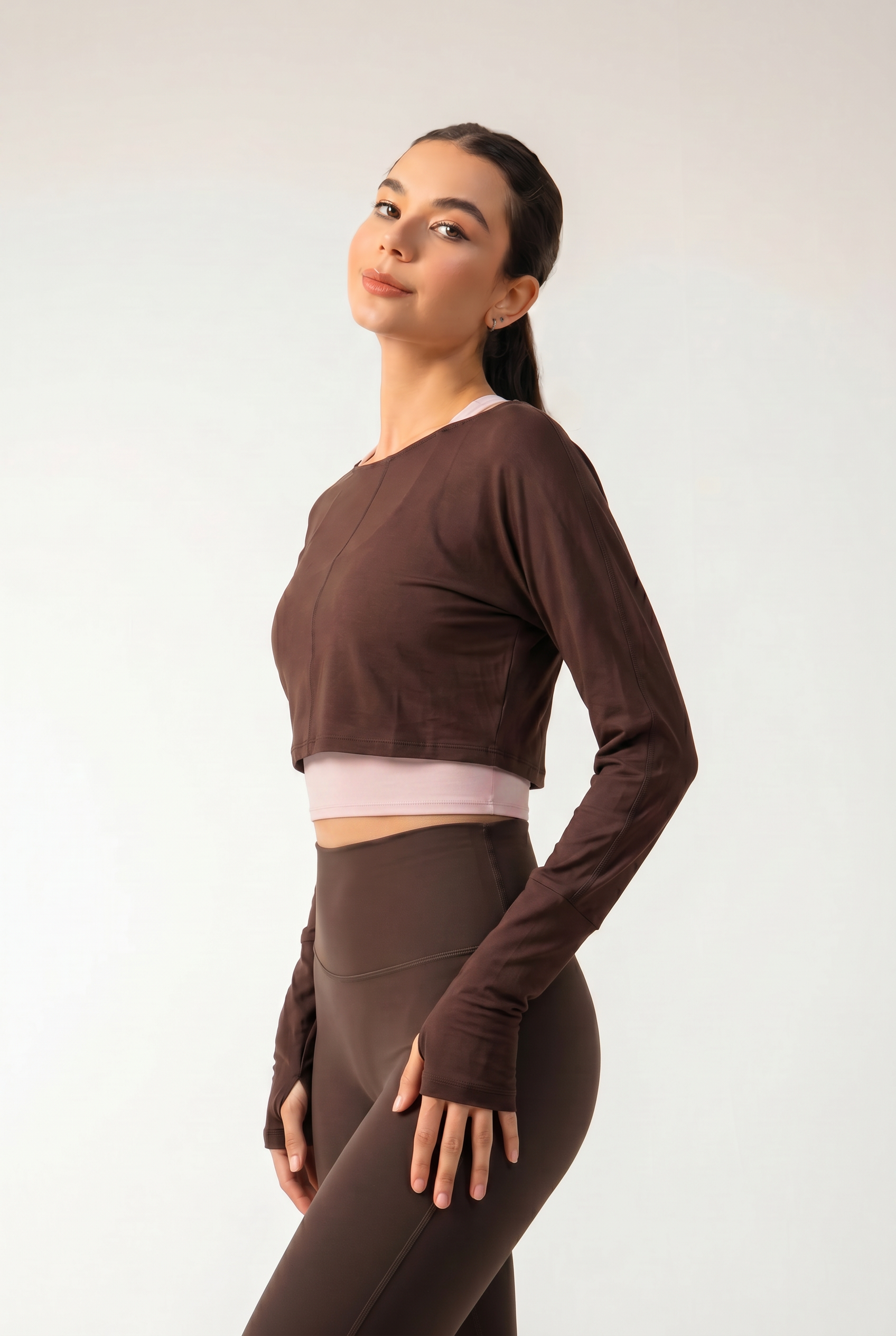 BONNIE 3-way Shrug in Mocha