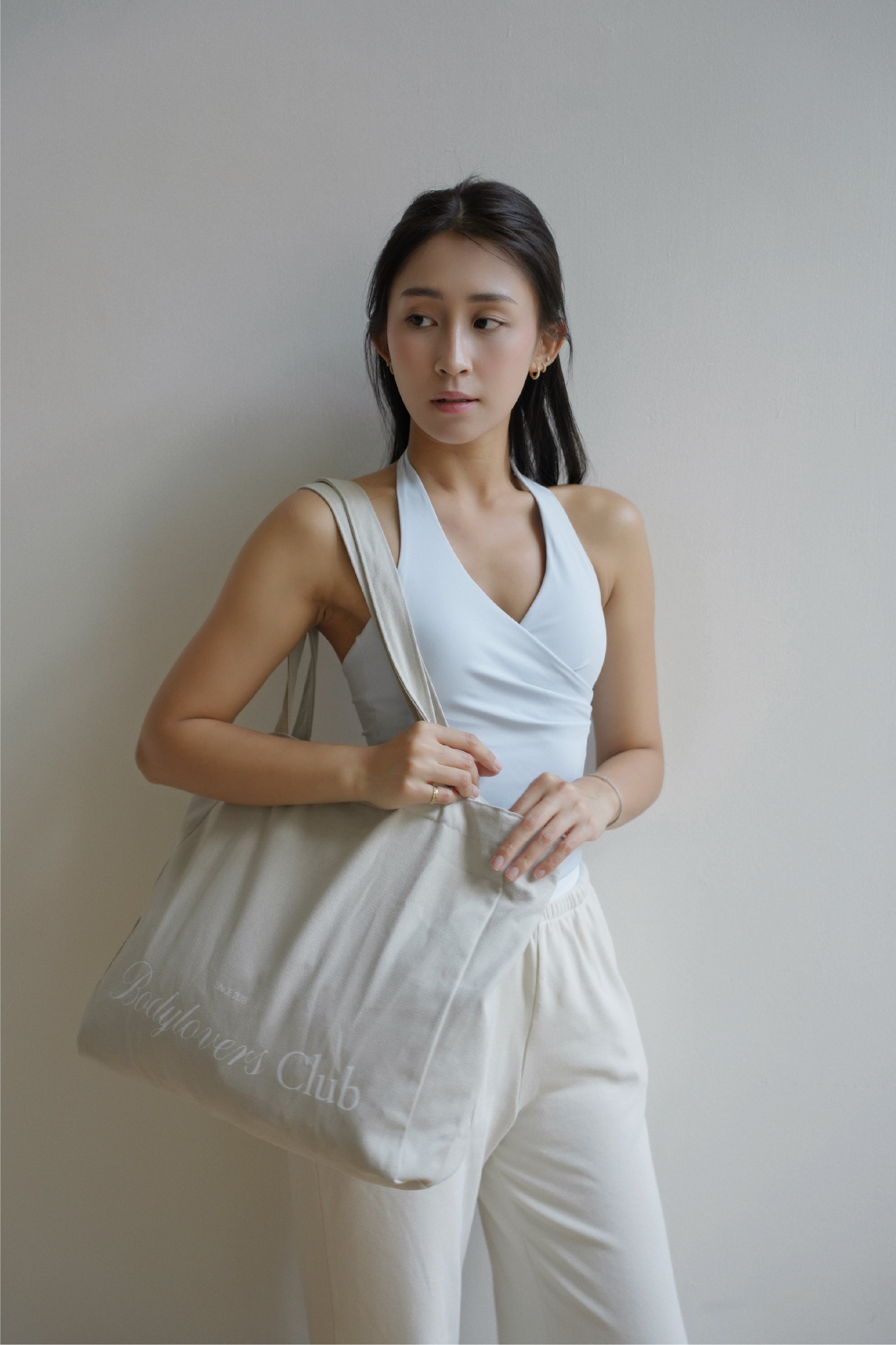 Bodylovers Club Tote Bag in Tan