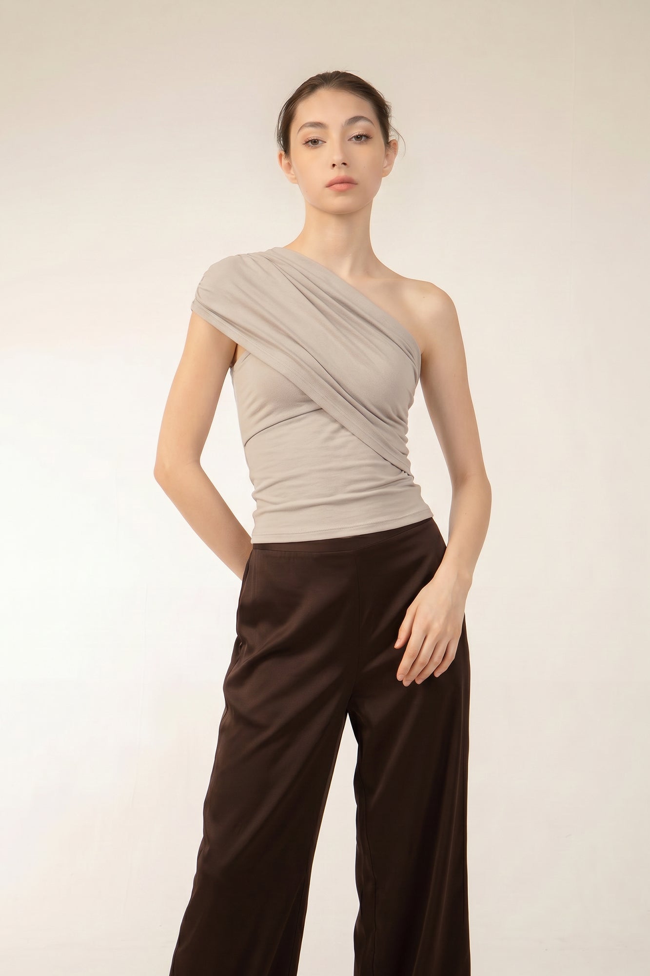 ARELLA Cape in Tan