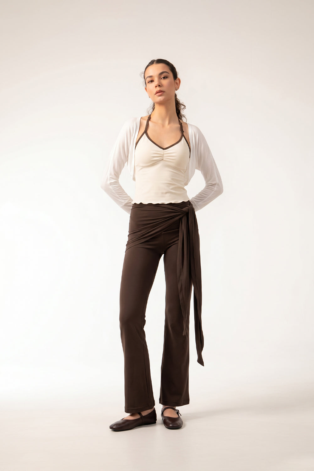 BONNIE II 3-way Shrug in White