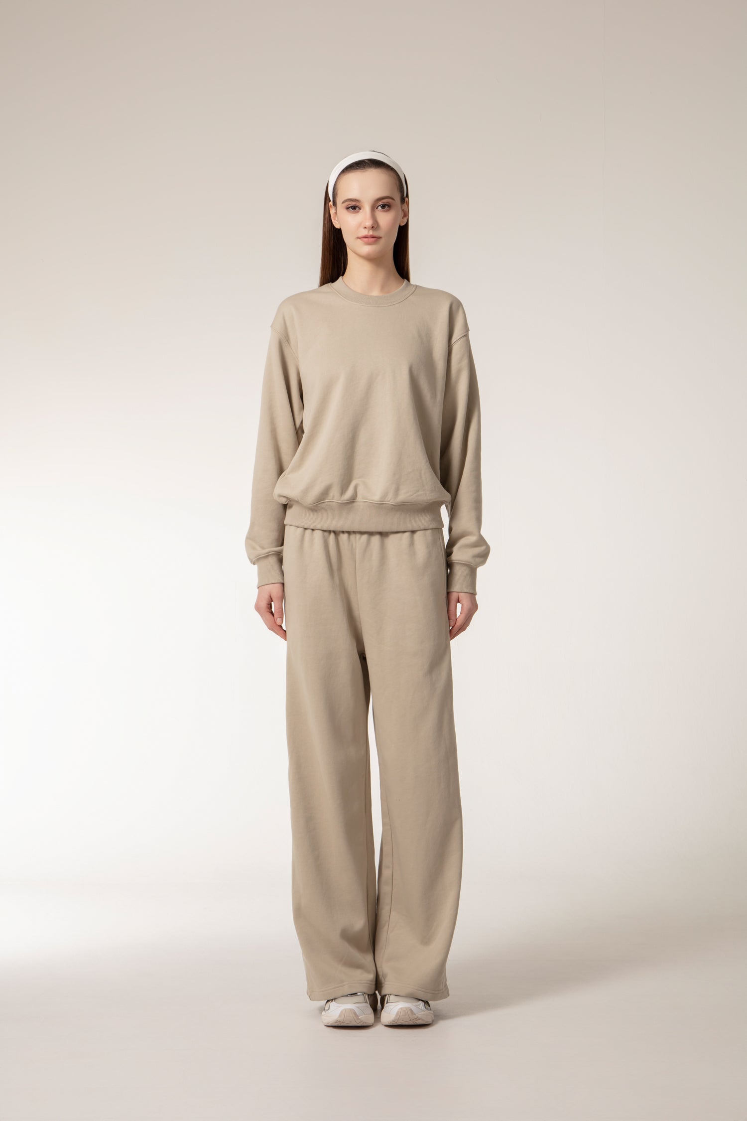 CUSHY Sweats pants - Taupe