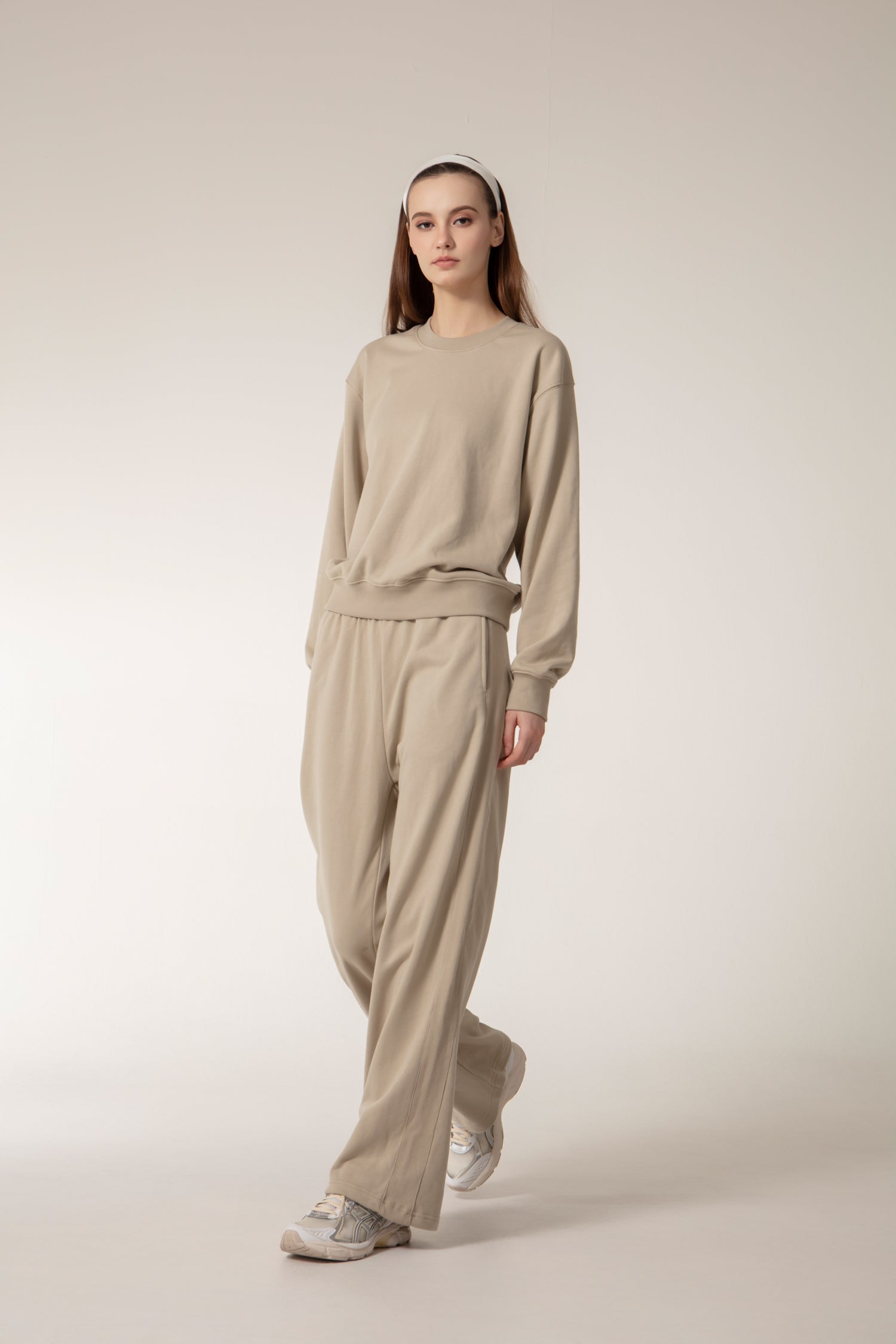 CUSHY Sweats pants - Taupe