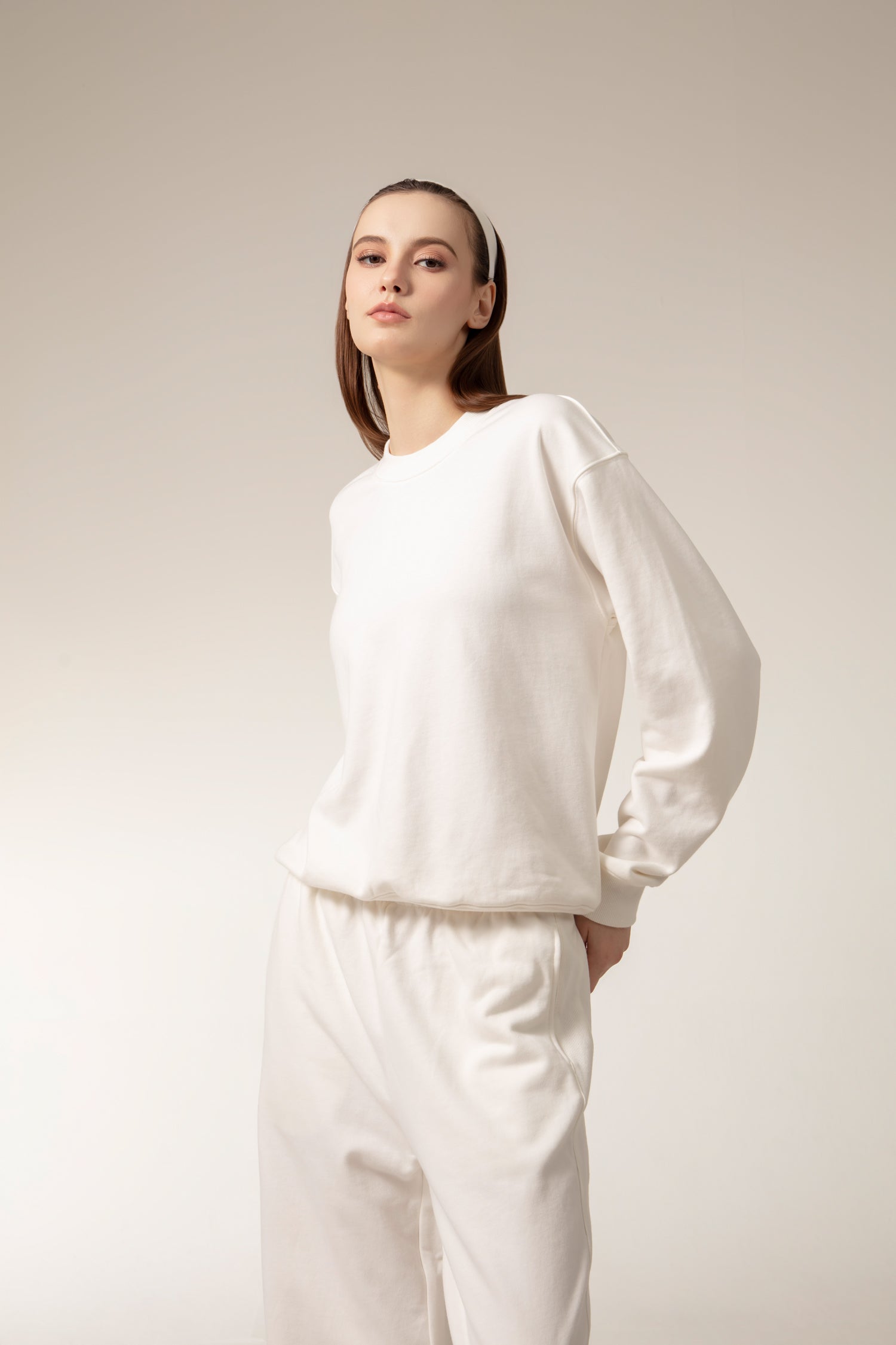 CUSHY Sweats Pants - White