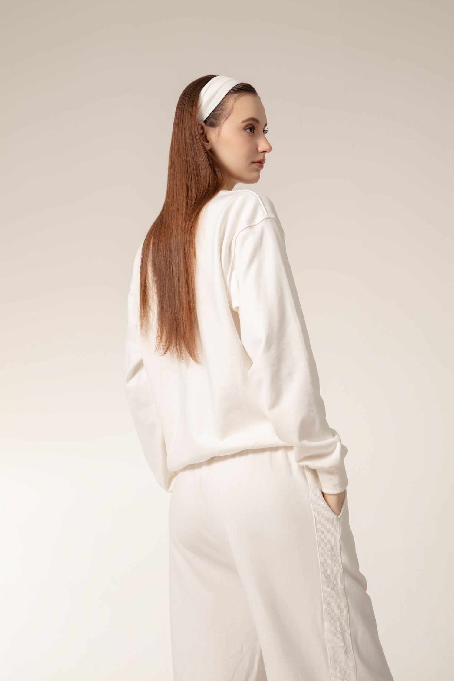 CUSHY Sweats Pants - White