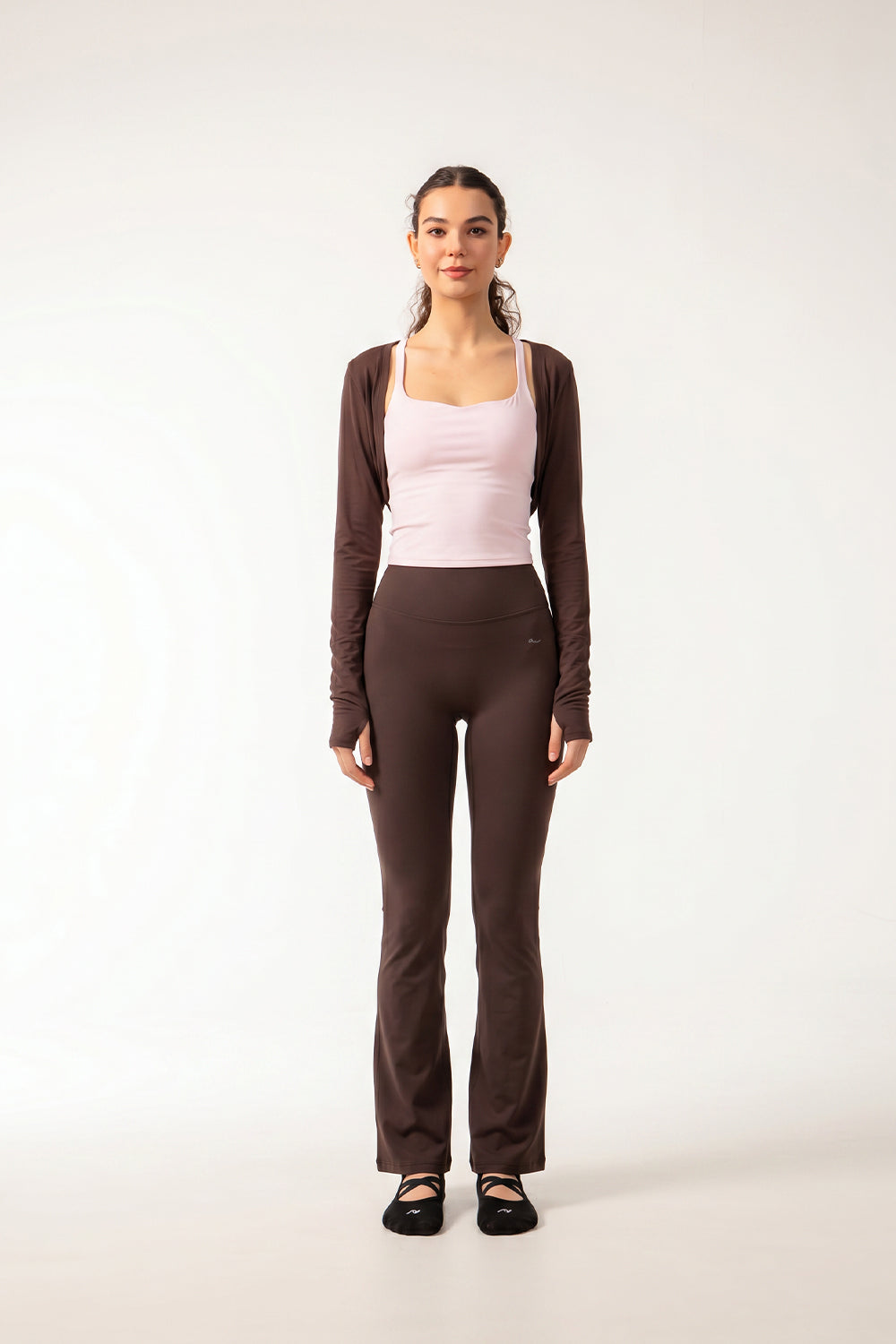 BONNIE 3-way Shrug in Mocha