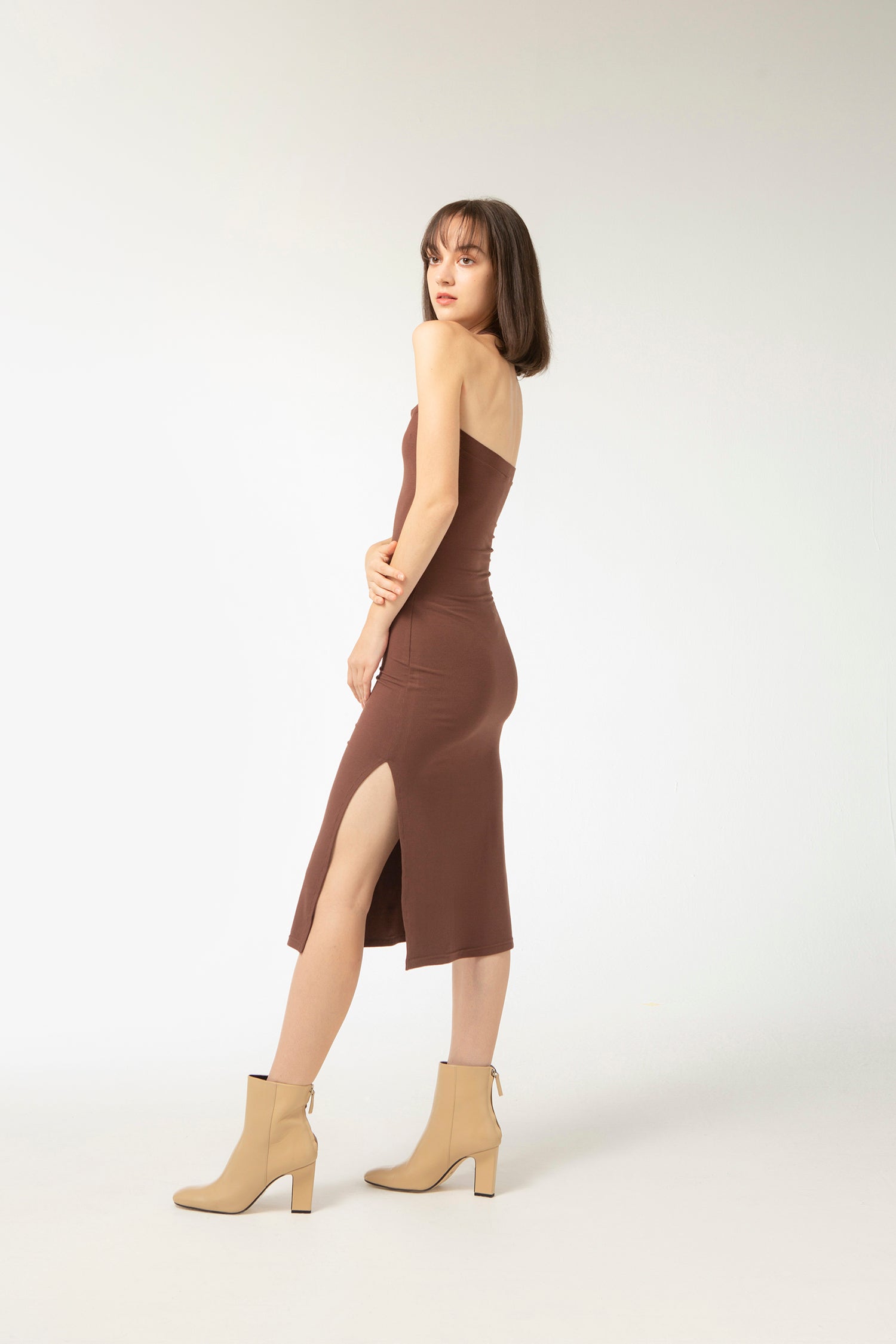 LUV Cardigan - Mocha (Cropped)