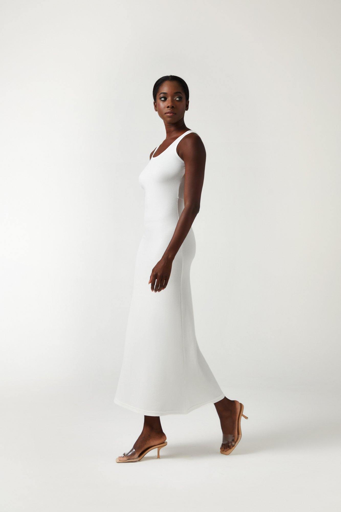ROLA Dress - White - ANNIBODY