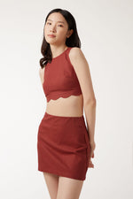 SOPHIE Skirt - Maroon - ANNIBODY