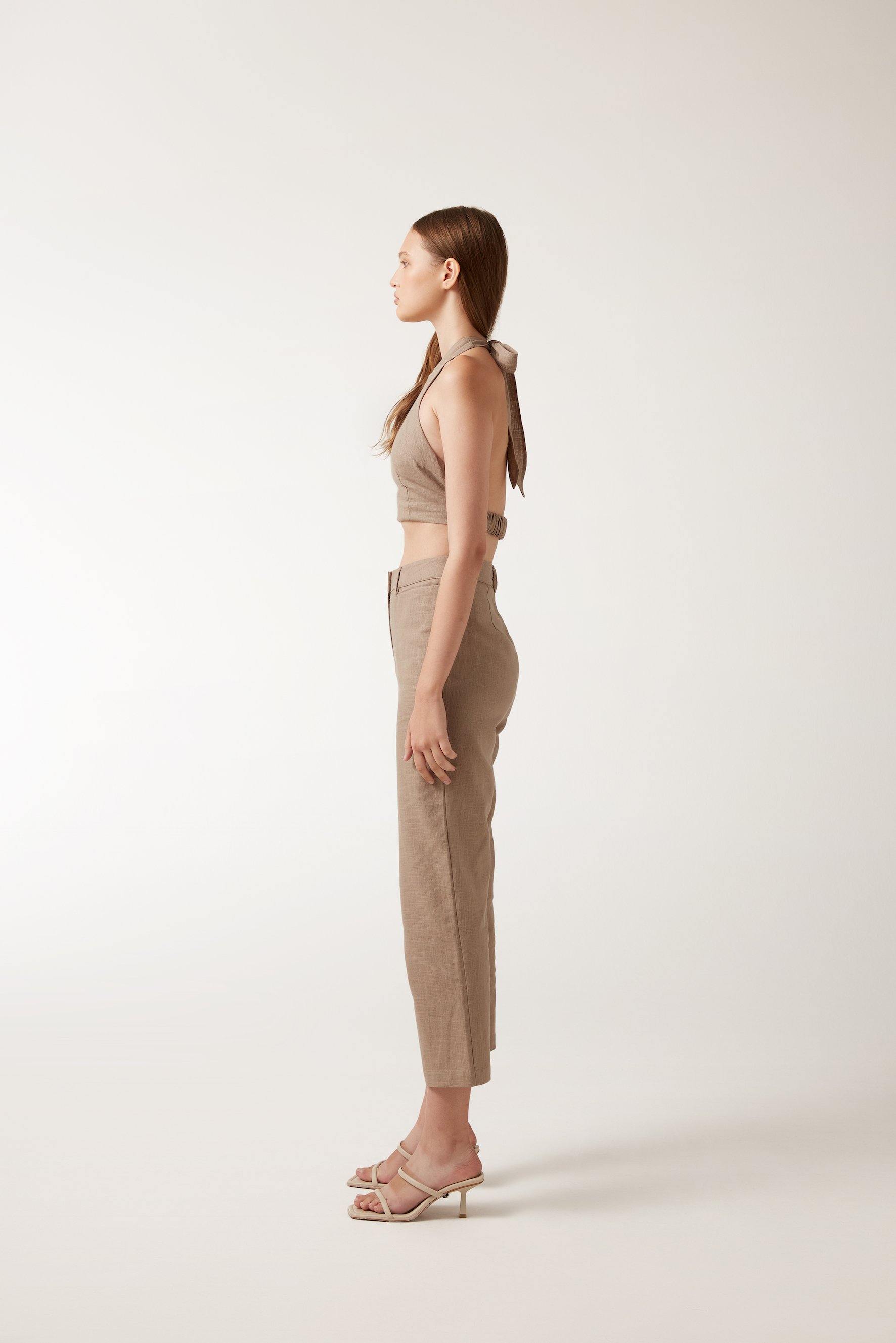 REINA Pants - Taupe - ANNIBODY