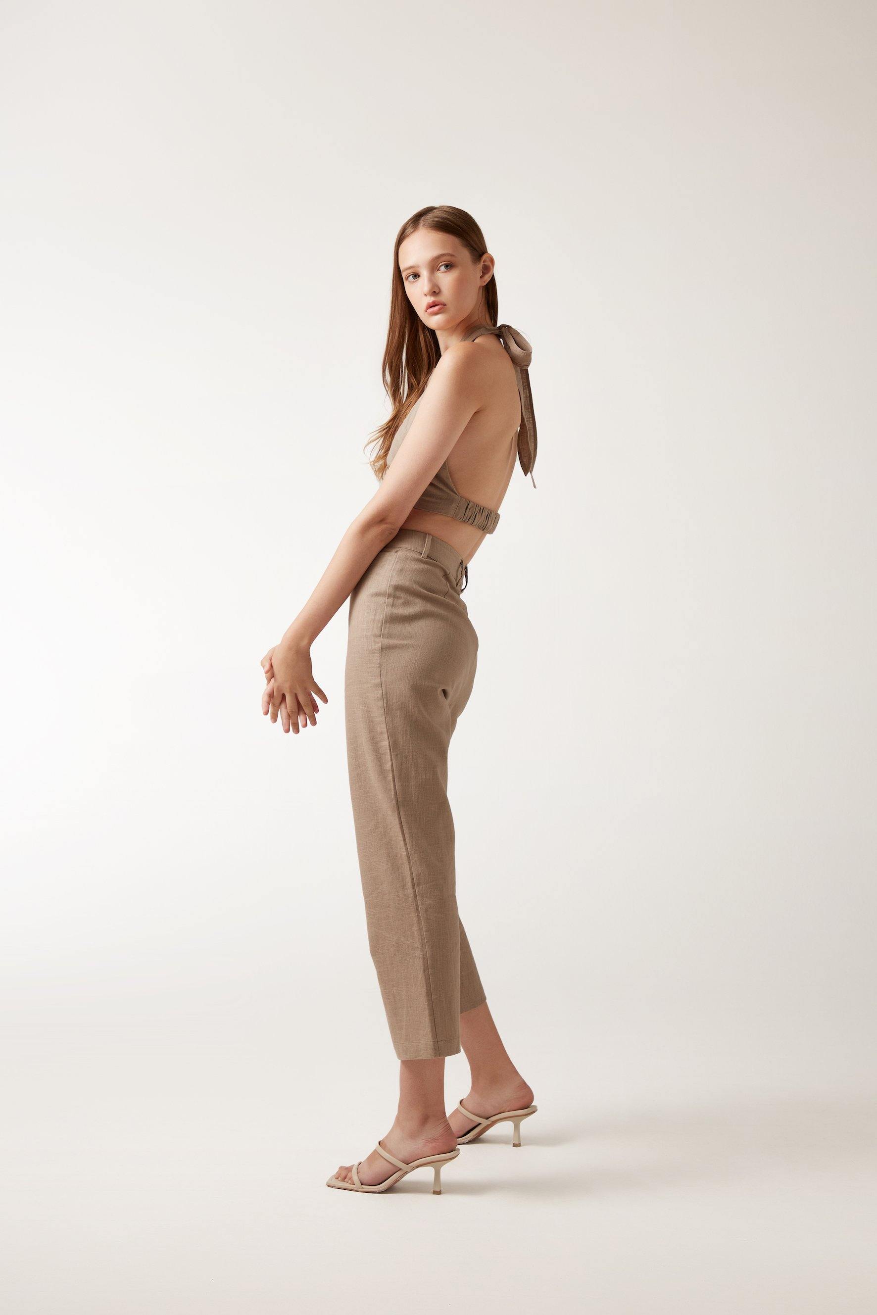 REINA Pants - Taupe - ANNIBODY