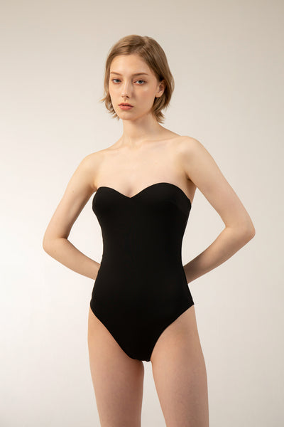 Strapless sweetheart neckline outlet bodysuit