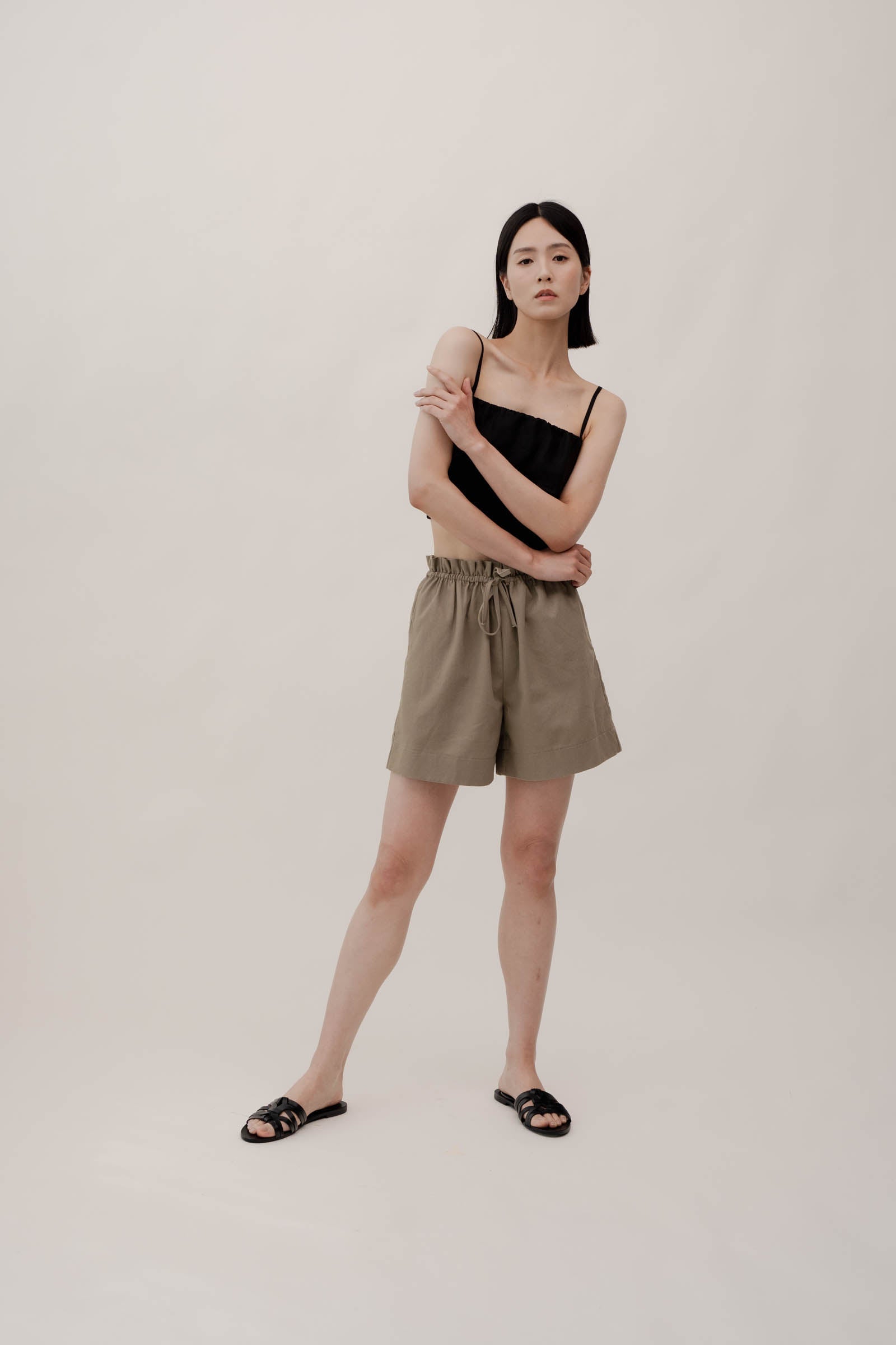 ELISE Shorts - Dark Olive