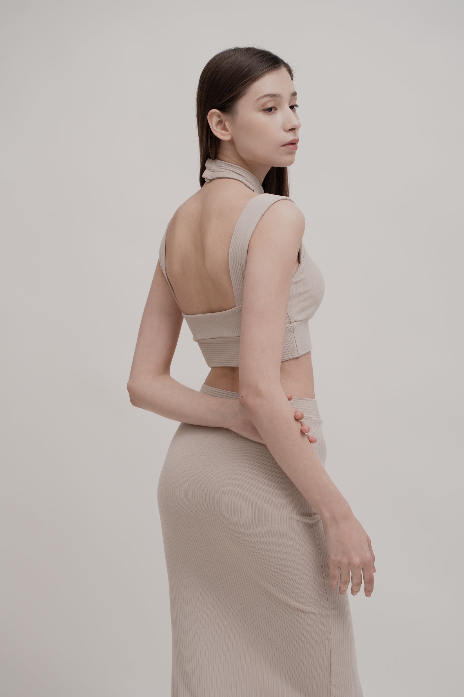 APERA Midi Skirt - Tan