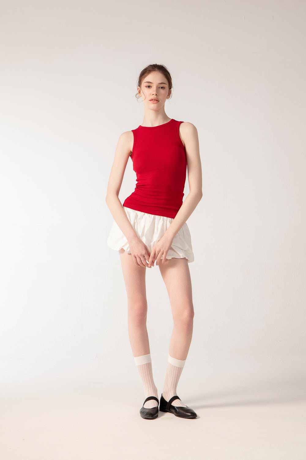 NINA Top in Cherry