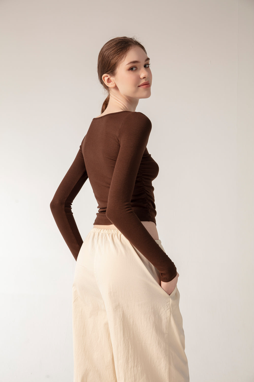 BRIE Top - Mocha