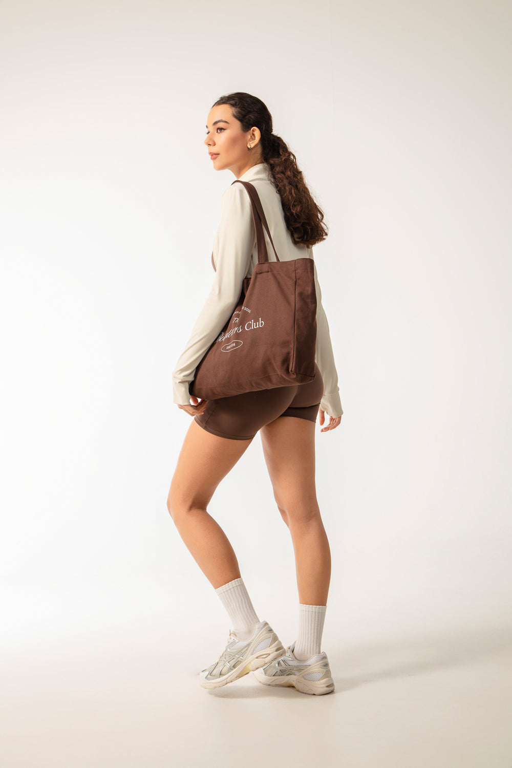 Bodylovers Club Tote Bag in Mocha