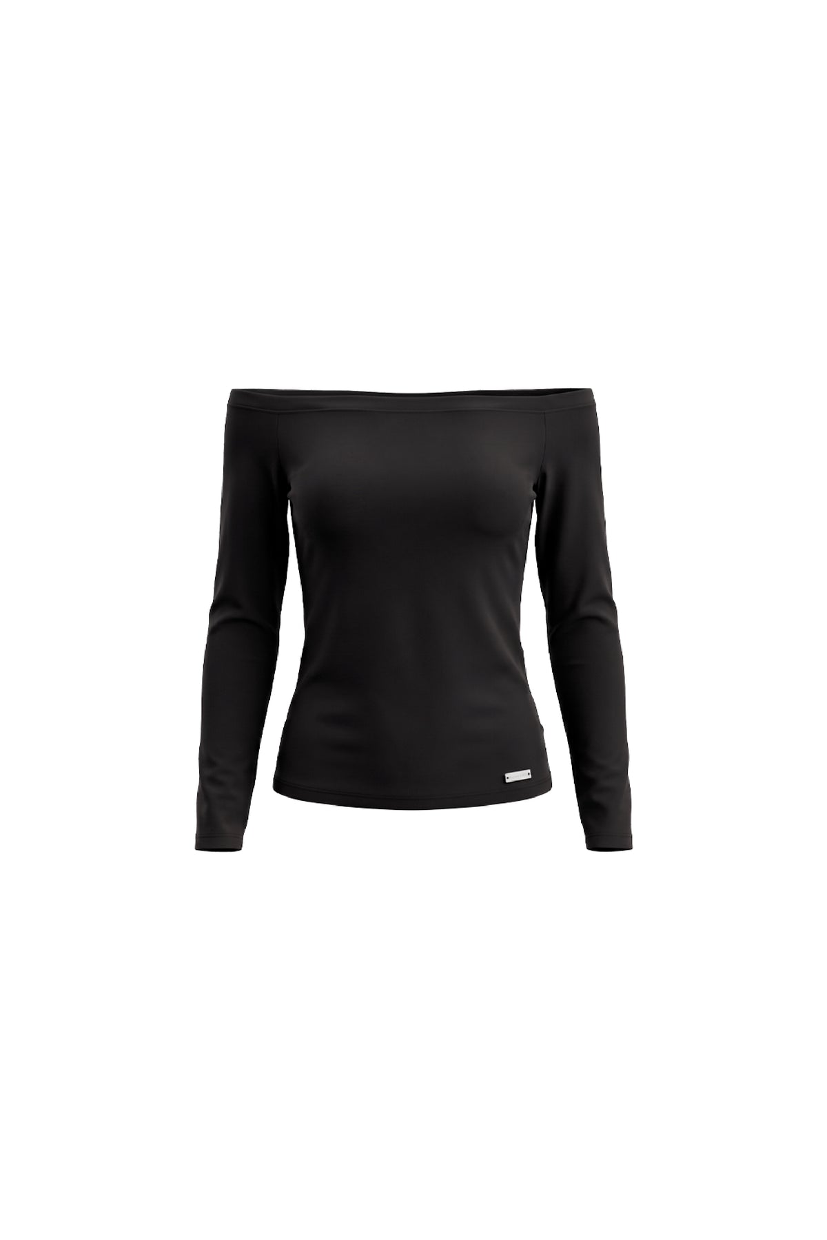 BELLA Off Shoulder Top In Black