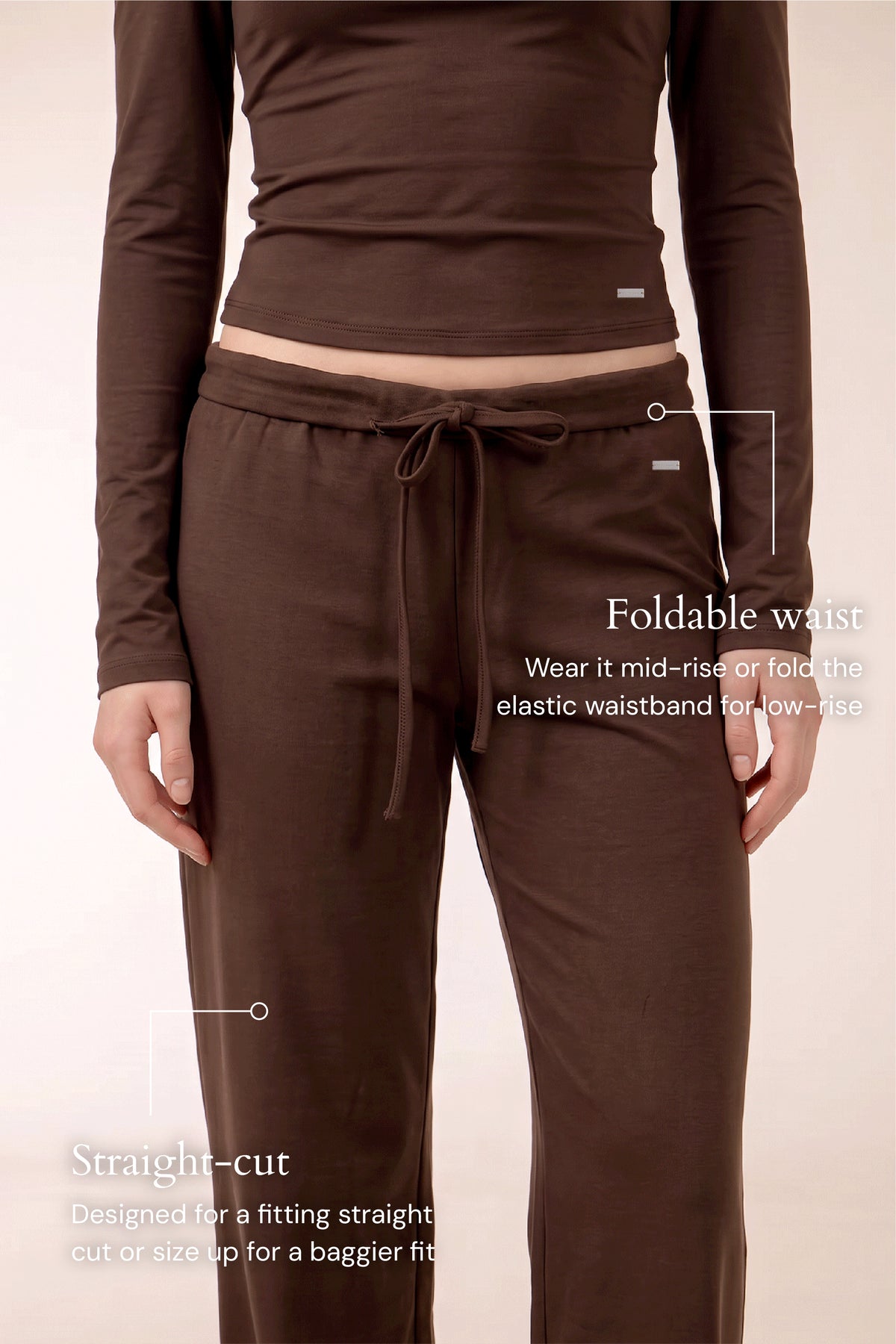 ELOISE Lounge Pants In Mocha