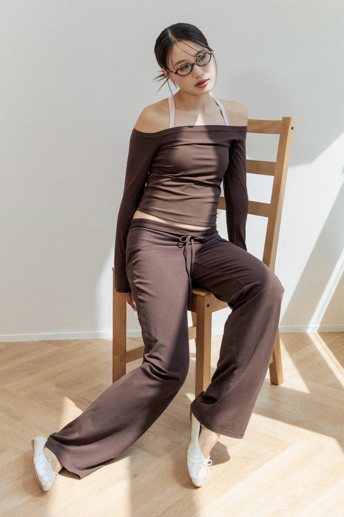 ELOISE Lounge Pants In Mocha