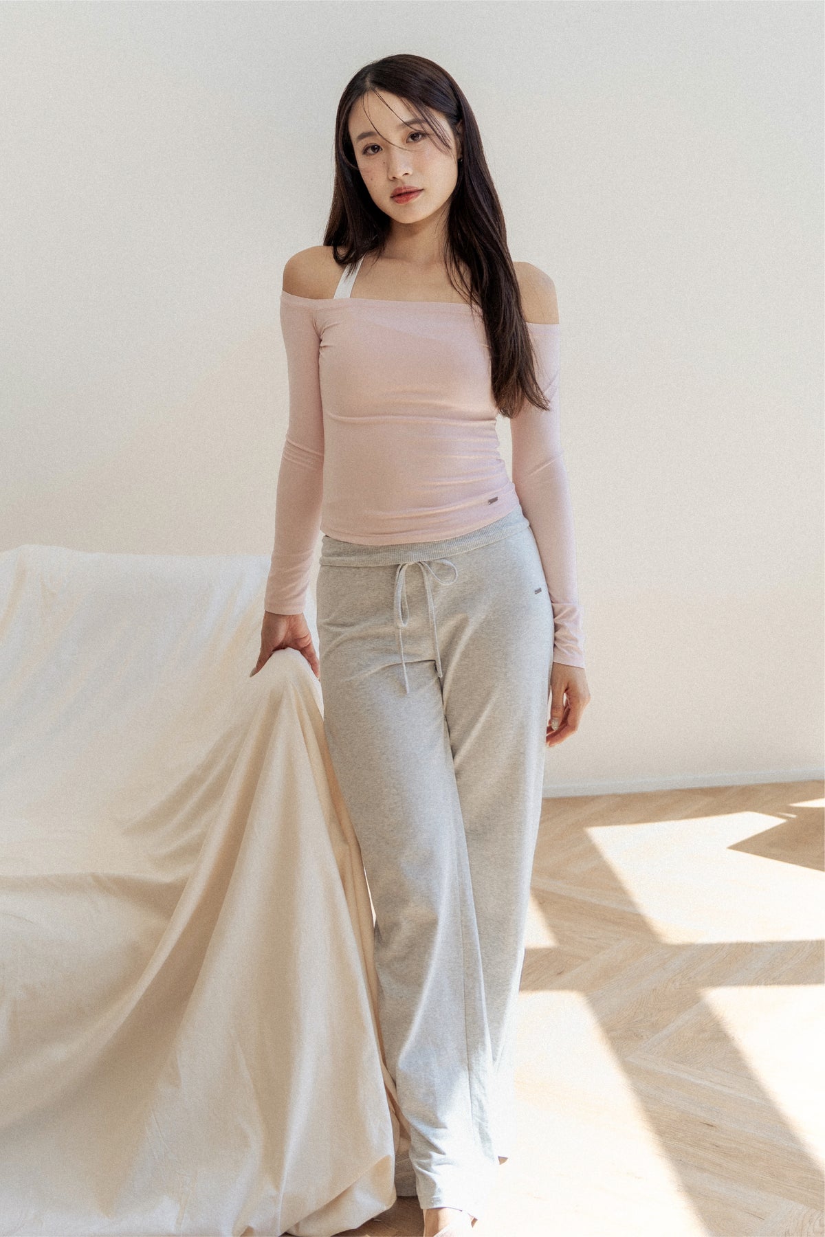 ELOISE Lounge Pants In Grey Heather