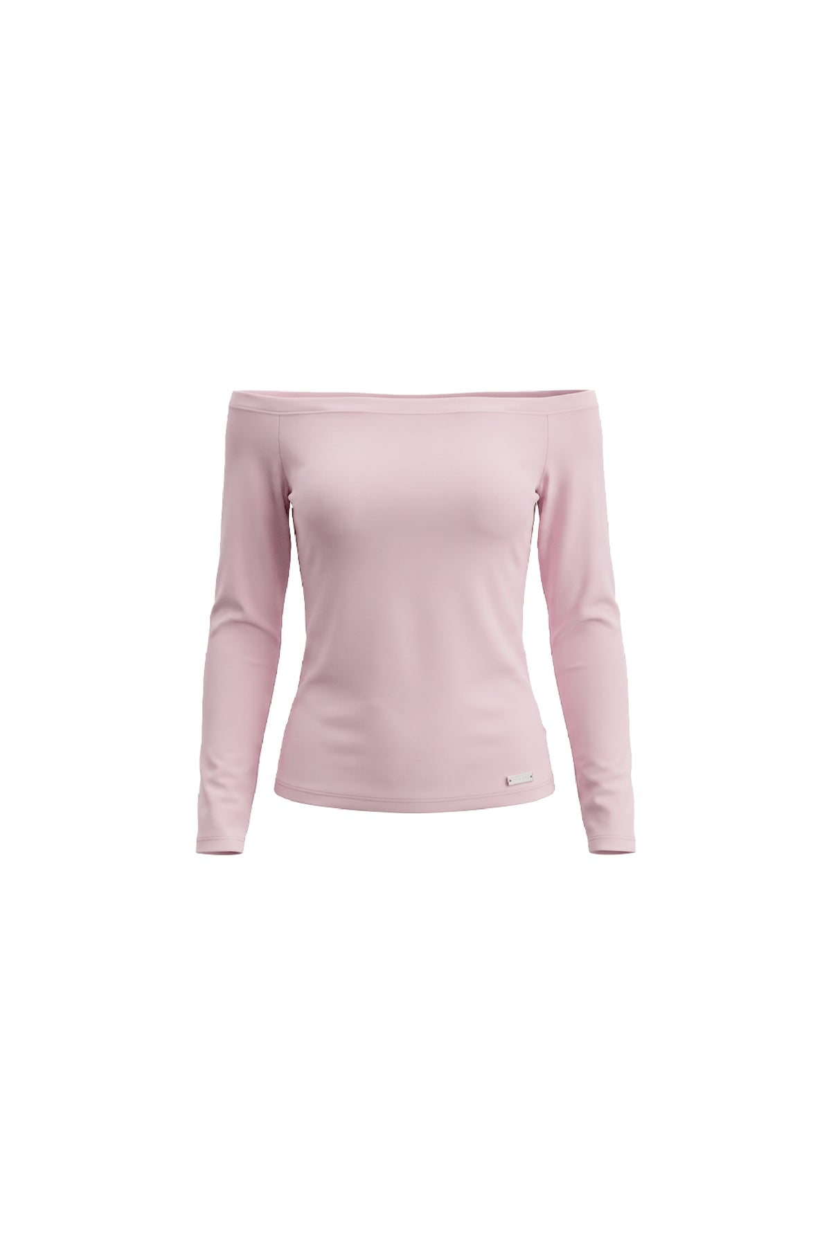 BELLA Off Shoulder Top In Pink