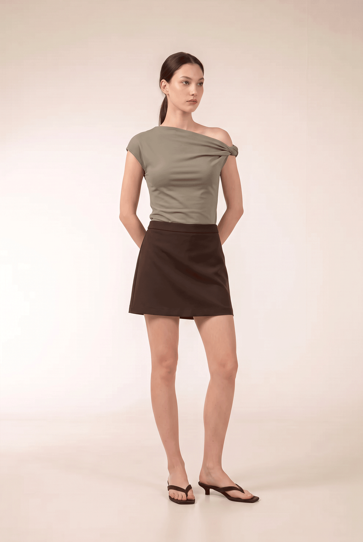 CLEO Skirt II In Espresso