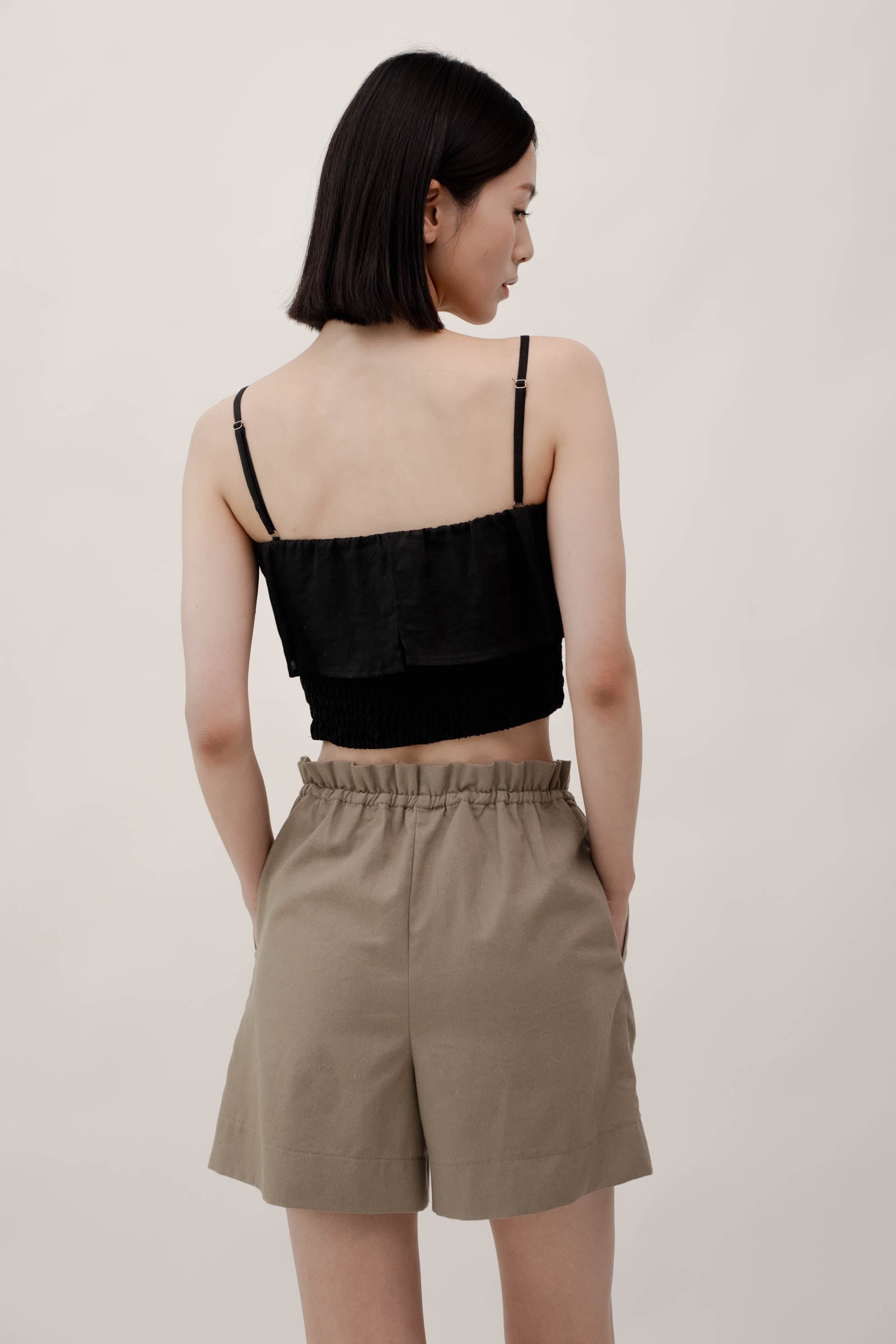ELISE Shorts - Dark Olive