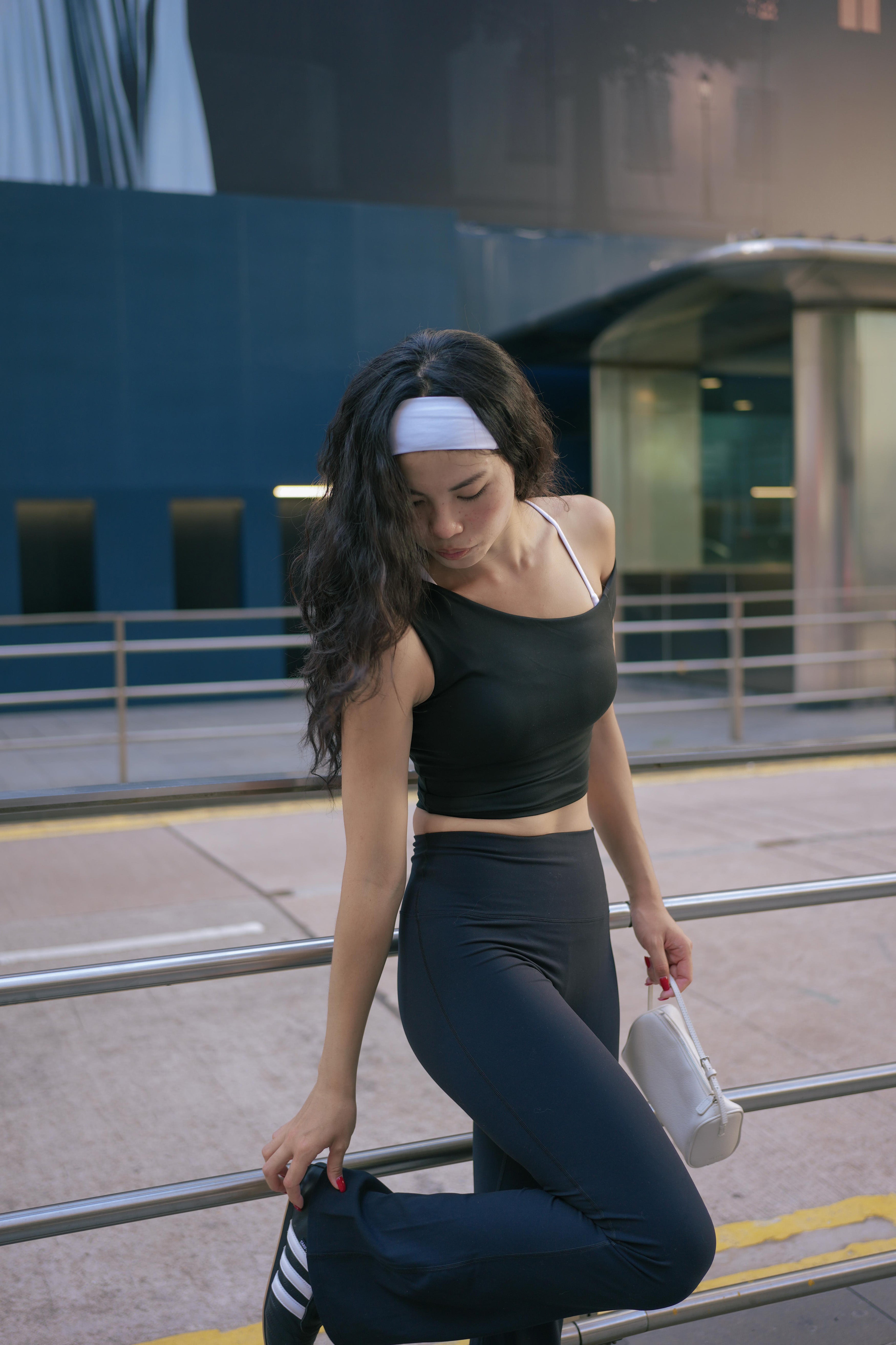 KAIA Bra Top in Black