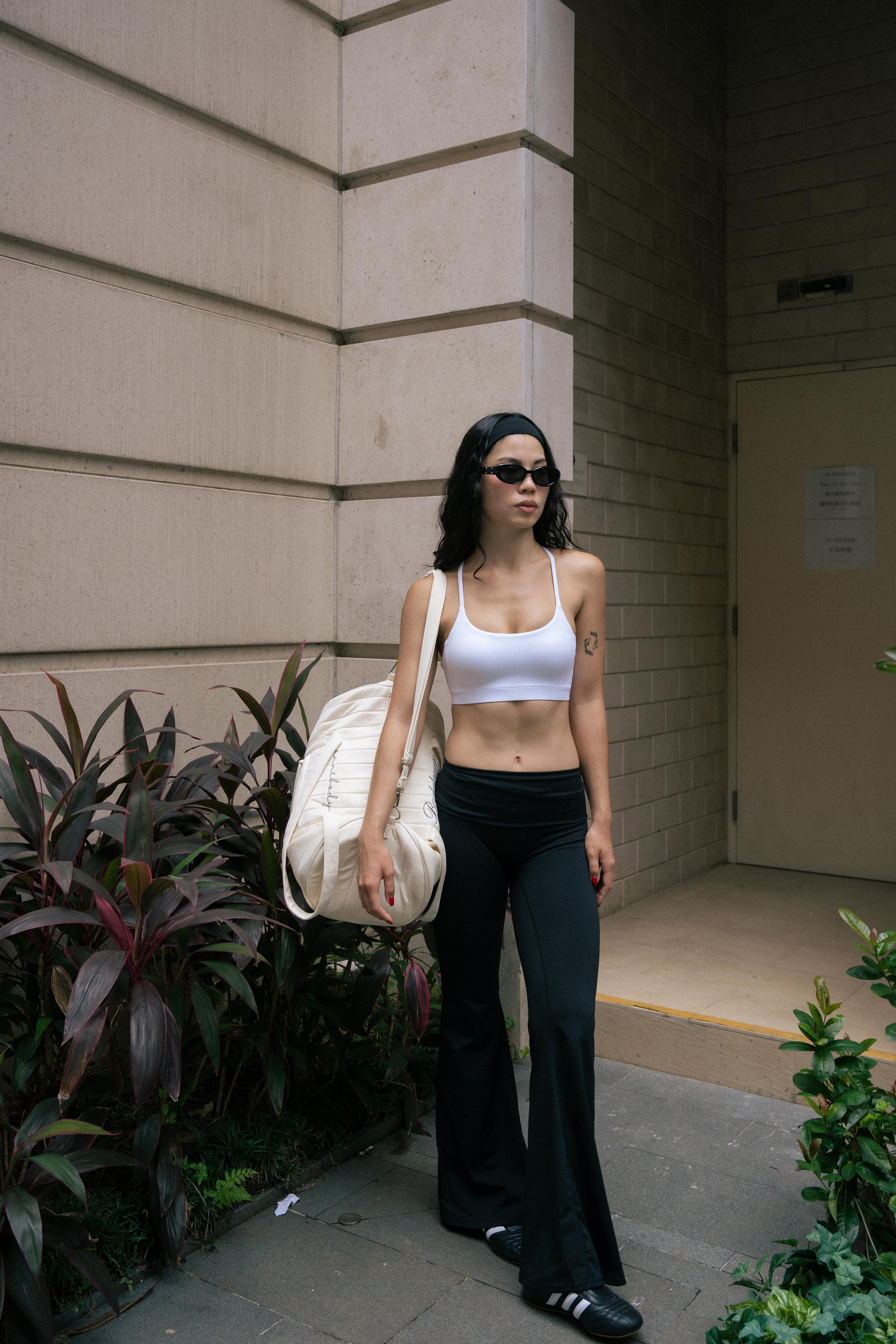KAIA Flare Legging in Black