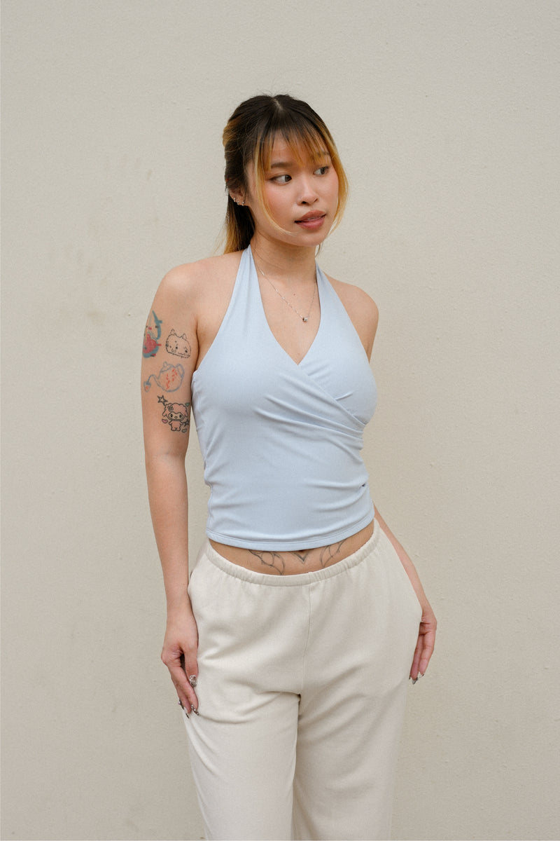 TAYLOR Bra Top in Baby Blue
