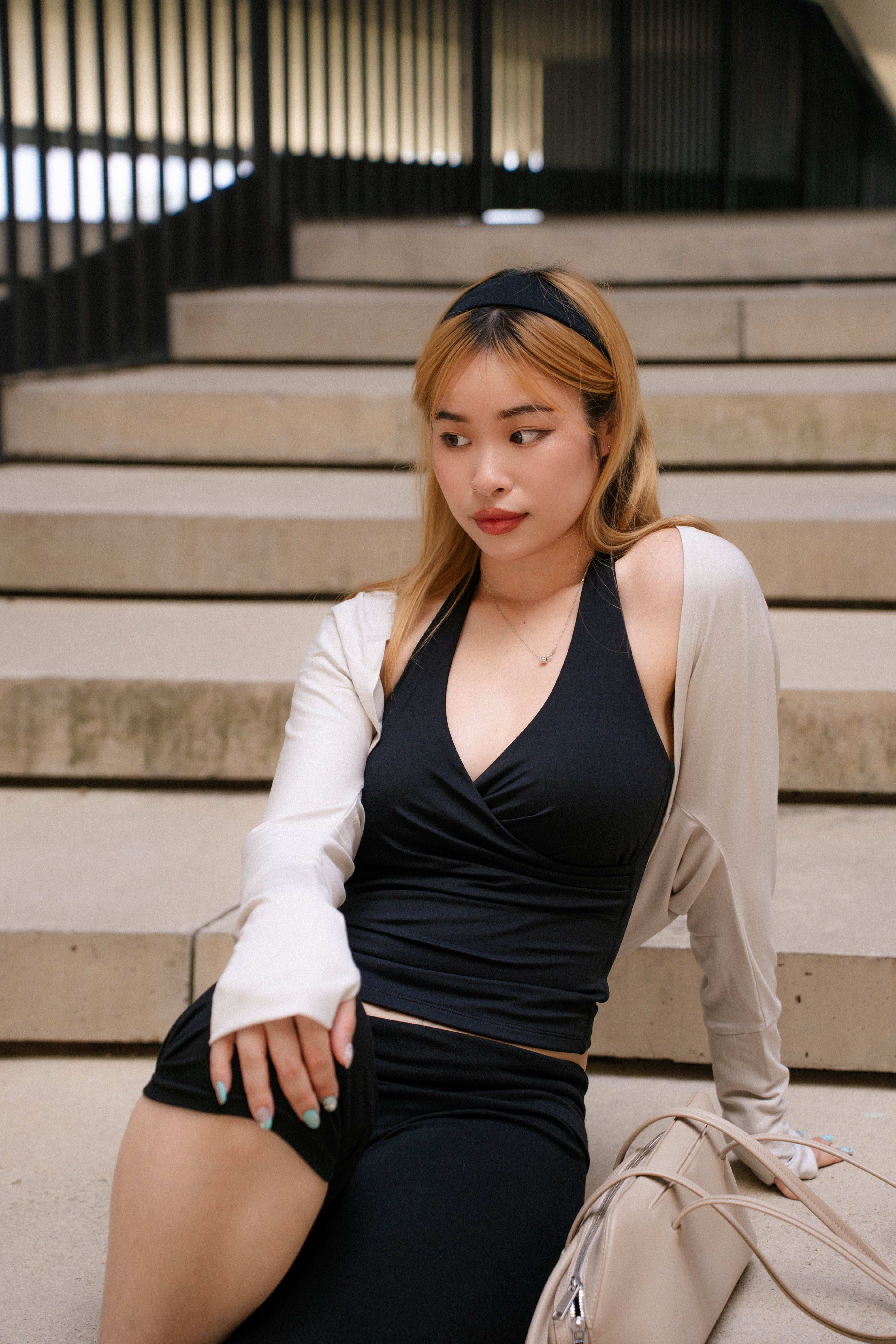 BONNIE II 3-way Shrug in Tan