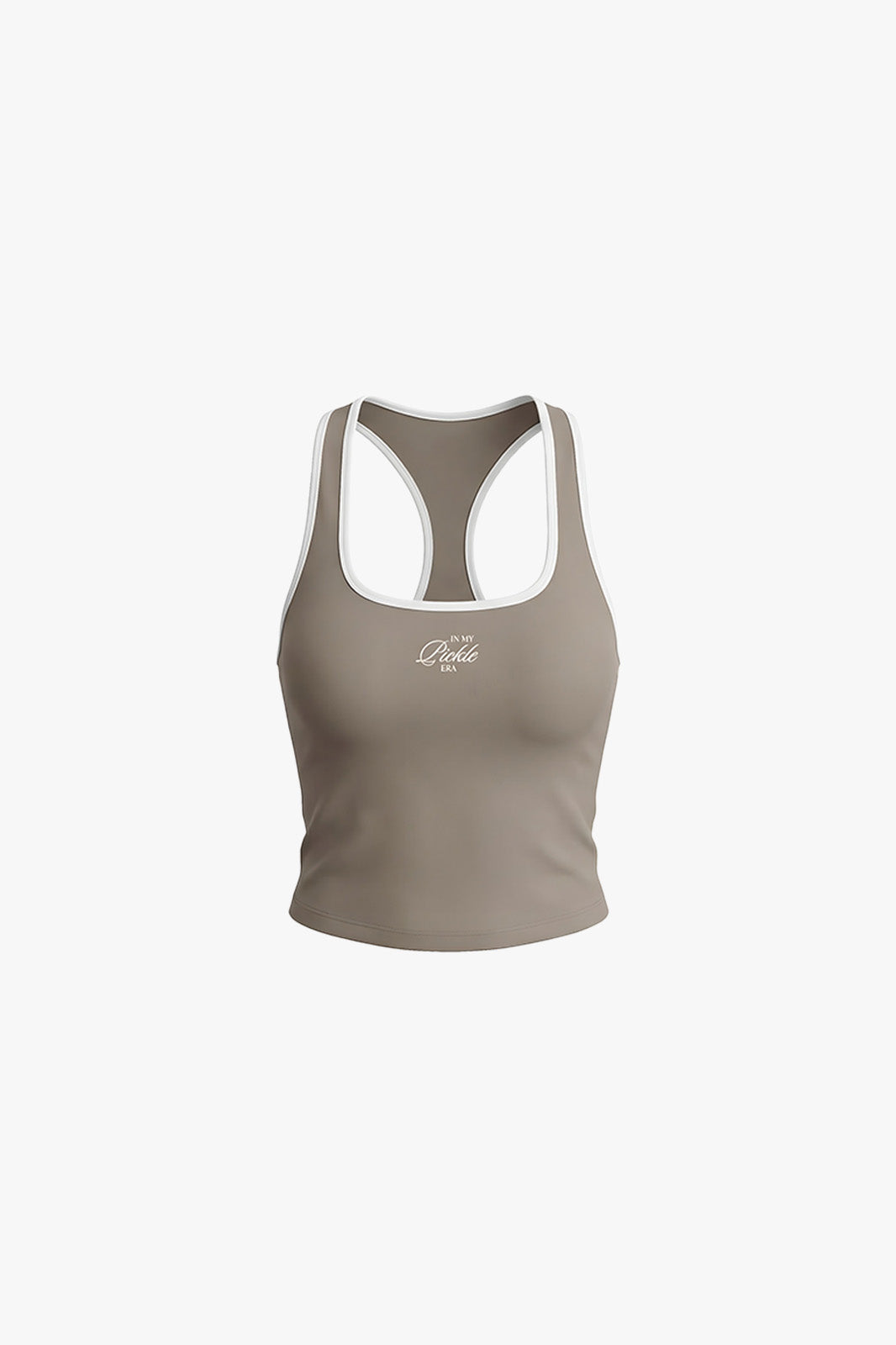 NET PLAYER Bra Top in Tan