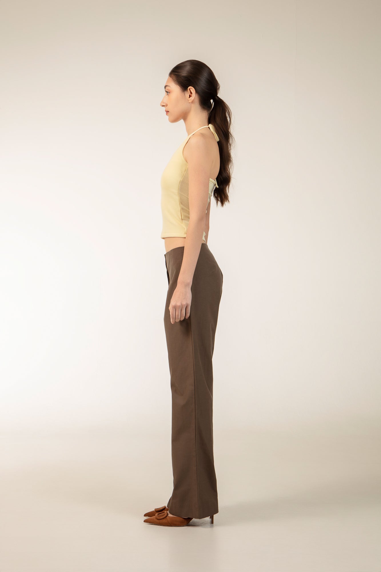 RHEA Top In Baby Yellow