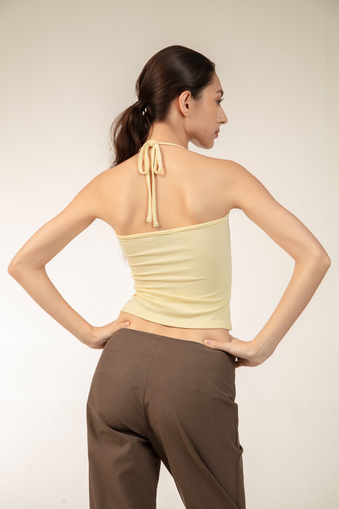 RHEA Top In Baby Yellow