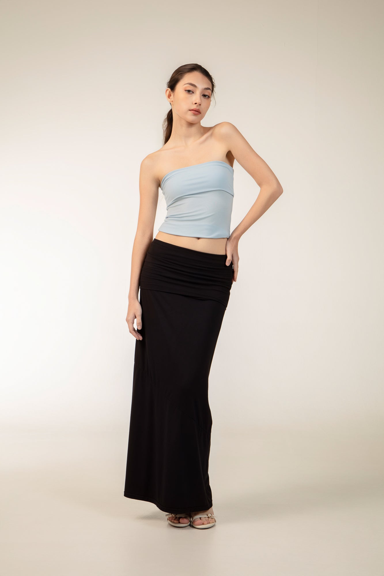 AVERY Top In Baby Blue