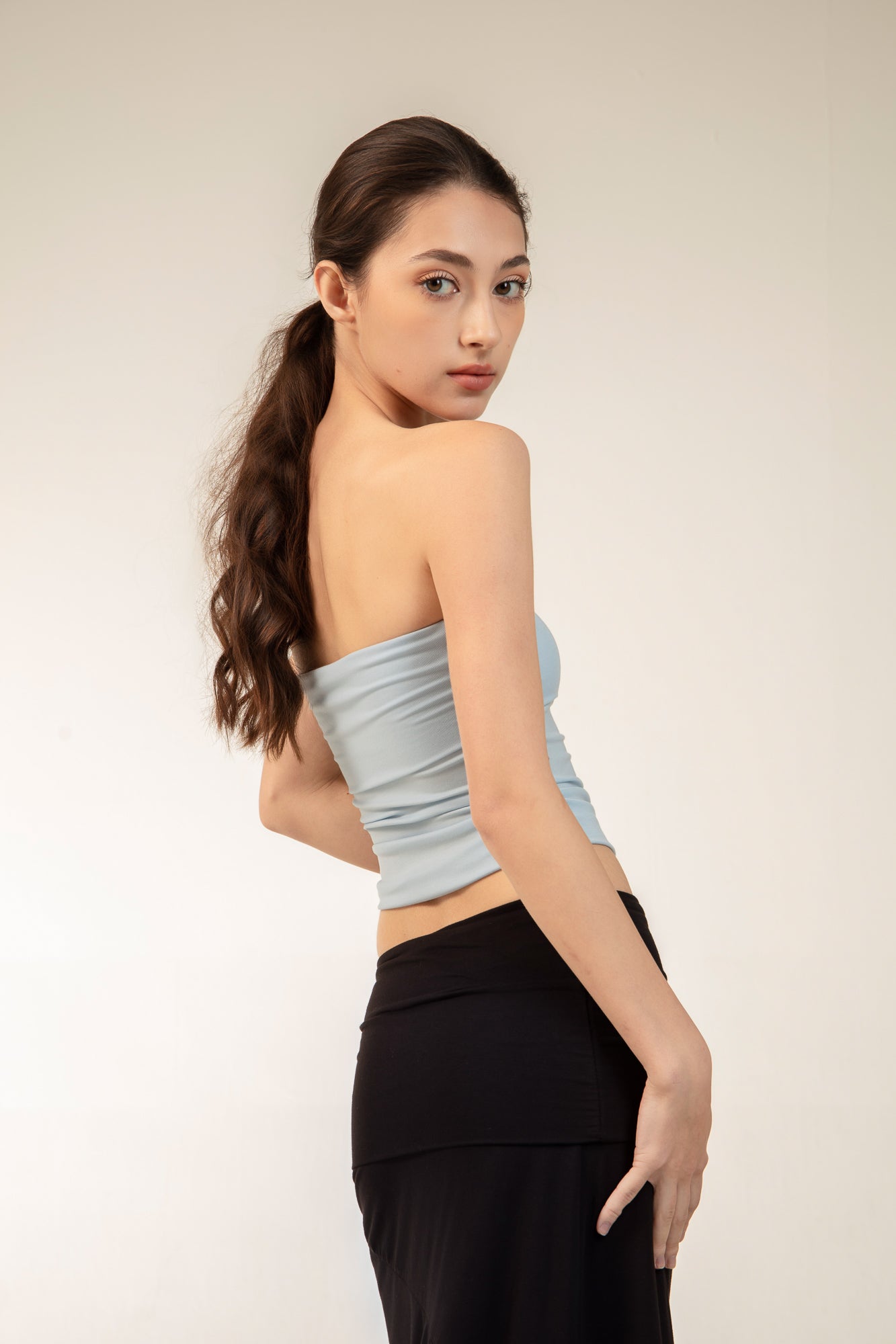 AVERY Top In Baby Blue