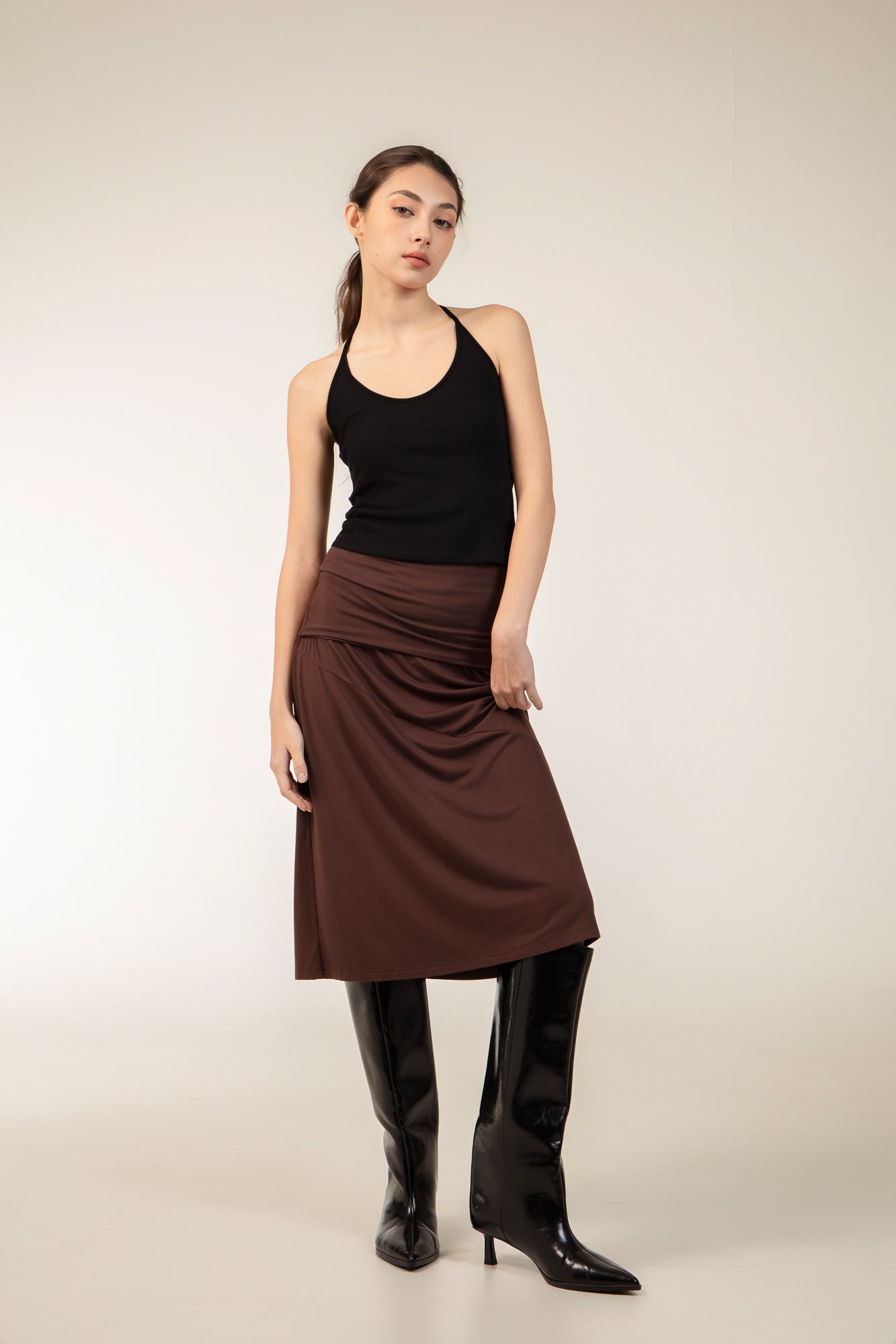 RHEA Top In Black