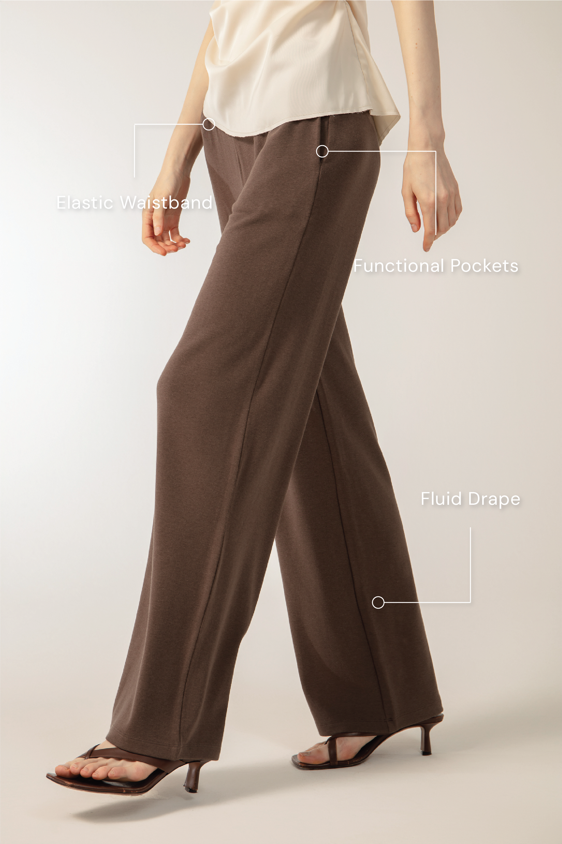 ELEA Pants in Mocha