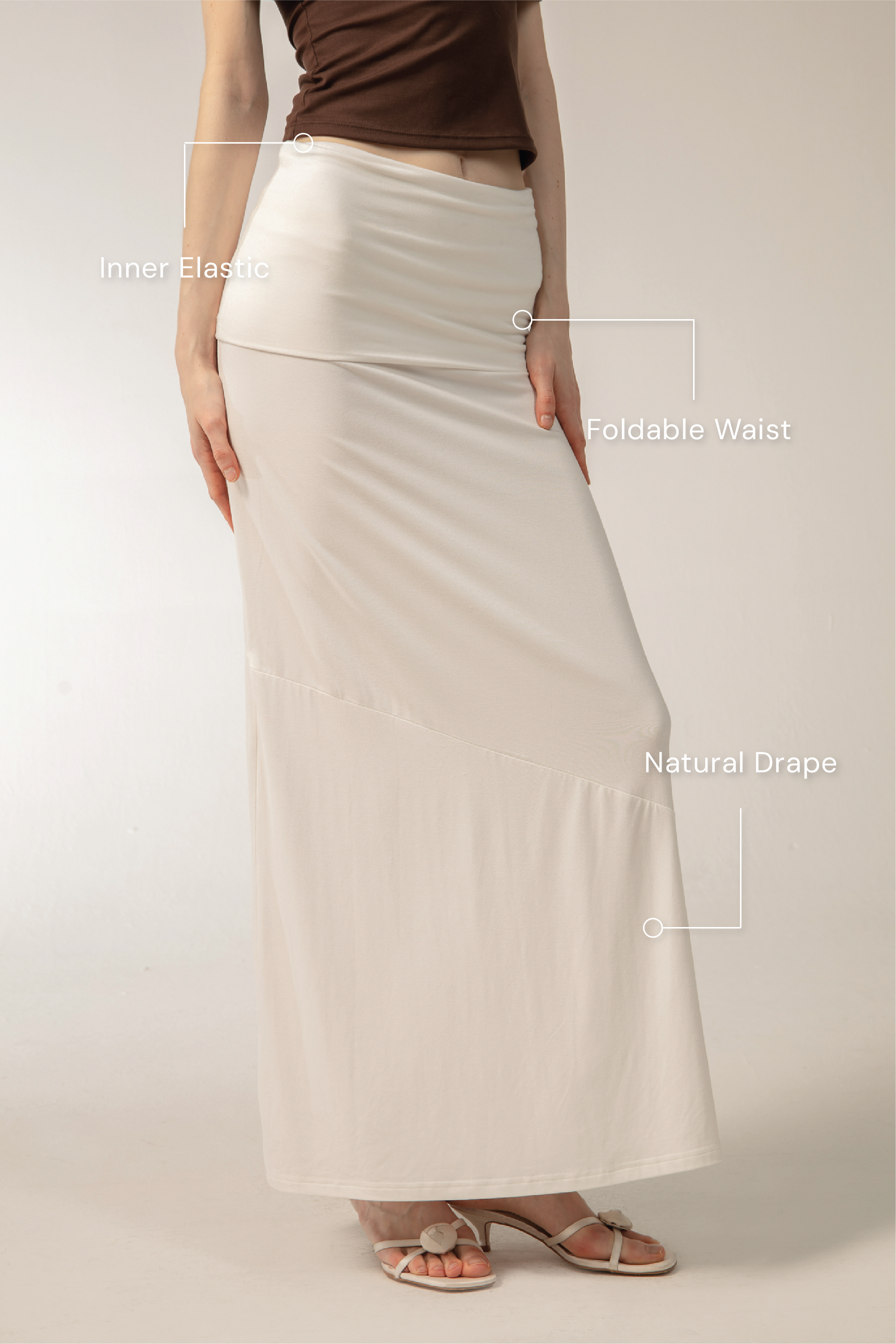 GIGI Skirt In White