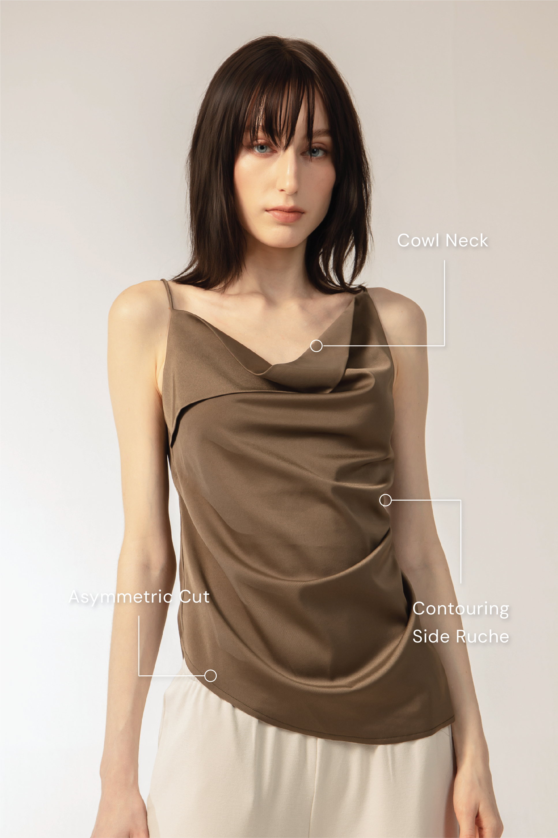 ZORA Cami in Olive