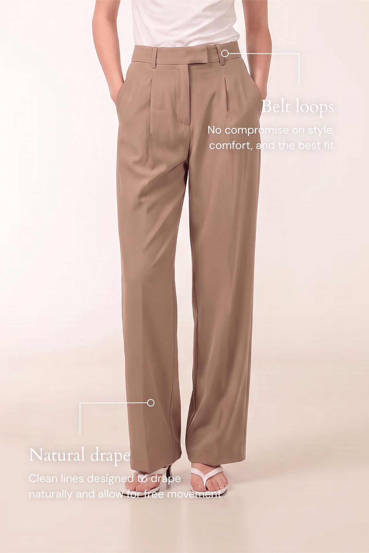 ALEXA Pants In Khaki