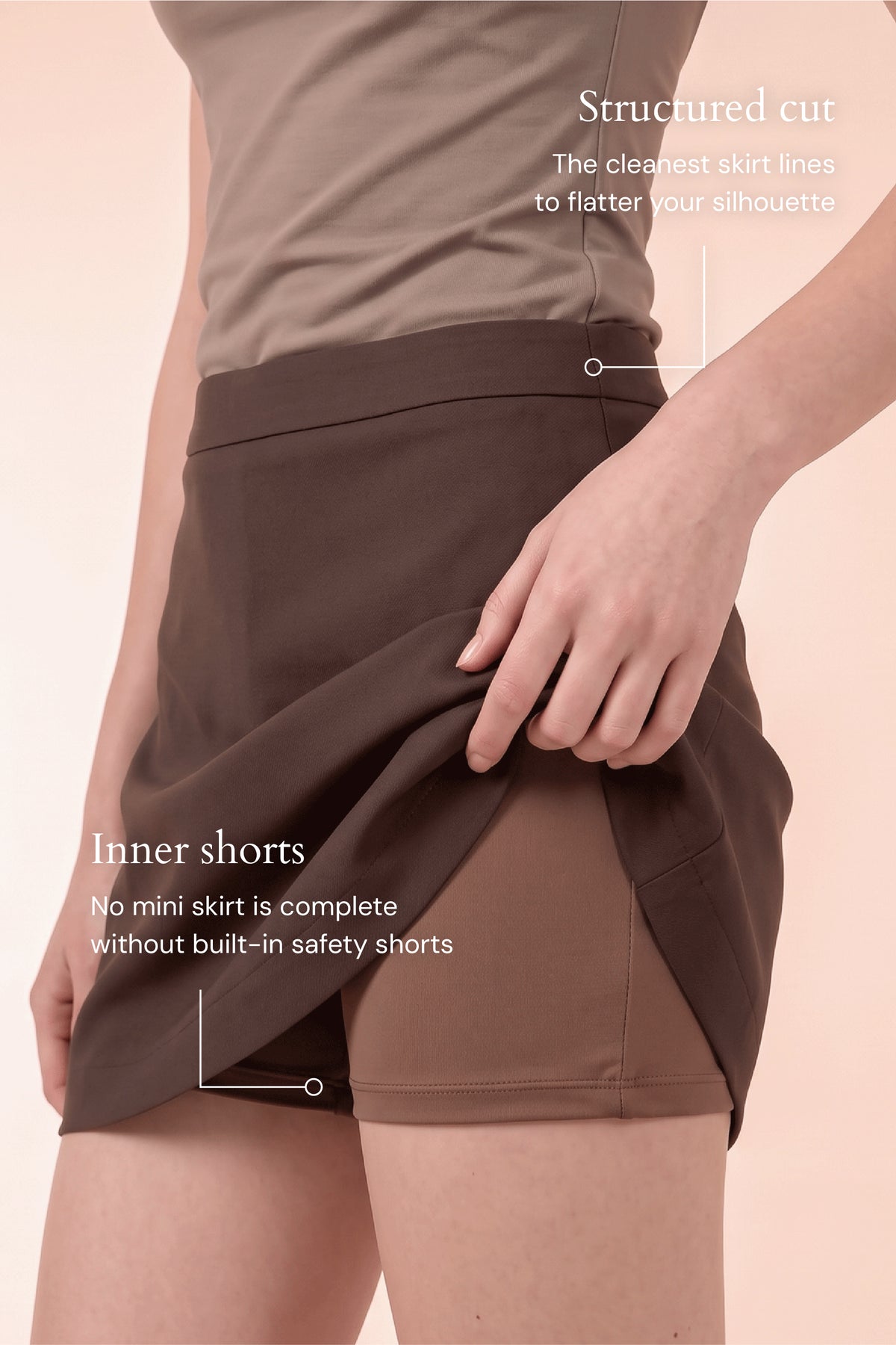 CLEO Skirt II In Espresso